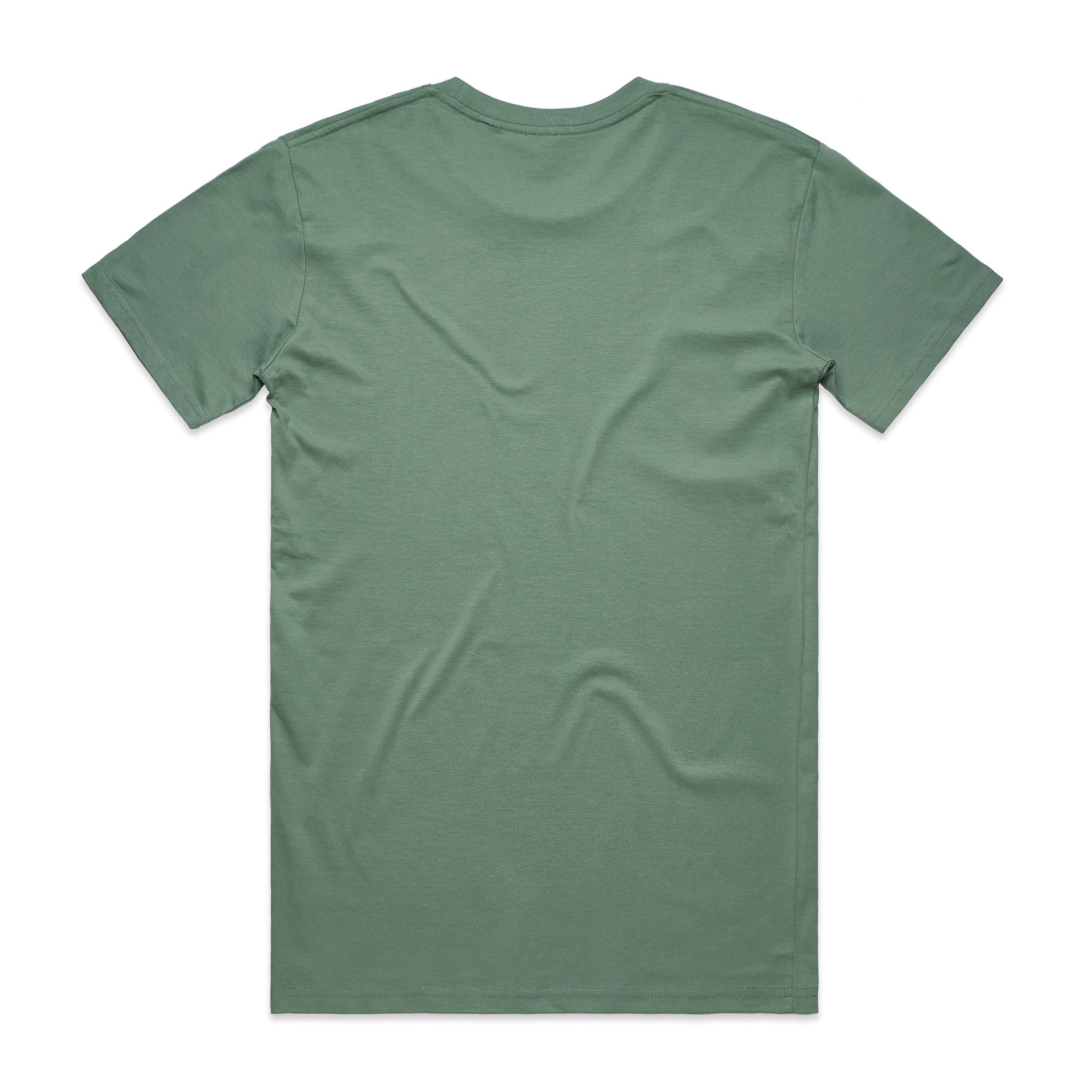 AS Colour Staple Tee 5001 - Sage Back - Custom Printed - Print Blanc
