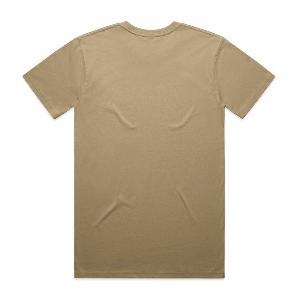 AS Colour Staple Tee 5001 - Sand Back - Custom Printed - Print Blanc