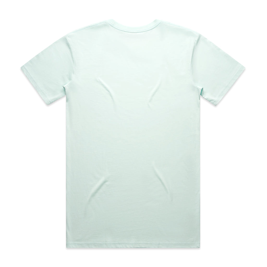 AS Colour Staple Tee 5001 - Seafoam Back - Custom Printed - Print Blanc