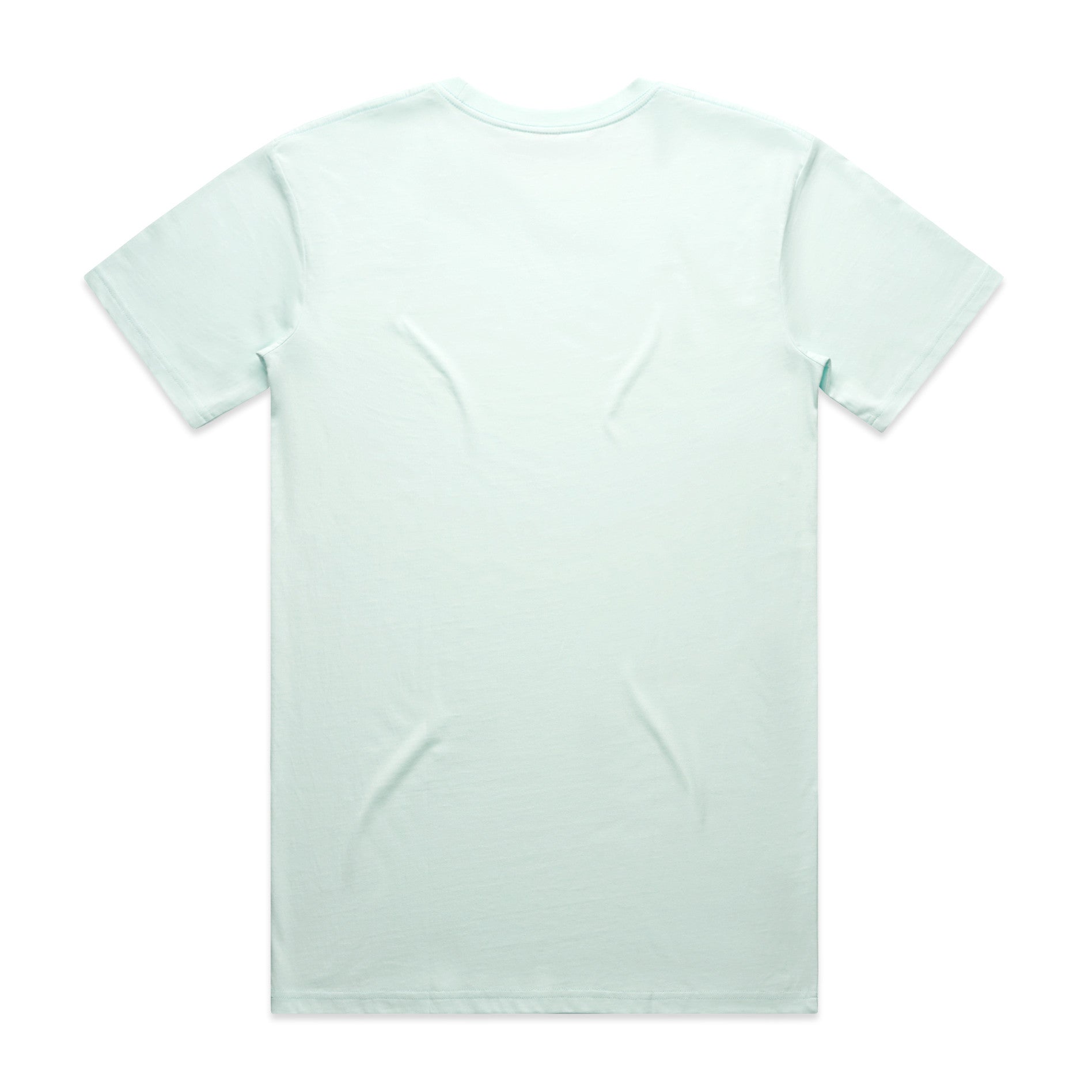 AS Colour Staple Tee 5001 - Seafoam Back - Custom Printed - Print Blanc