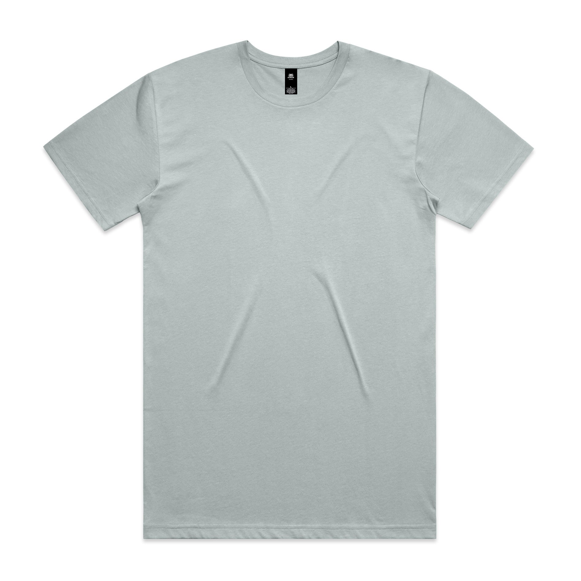 AS Colour Staple Tee 5001 - Smoke Front - Custom Printed - Print Blanc