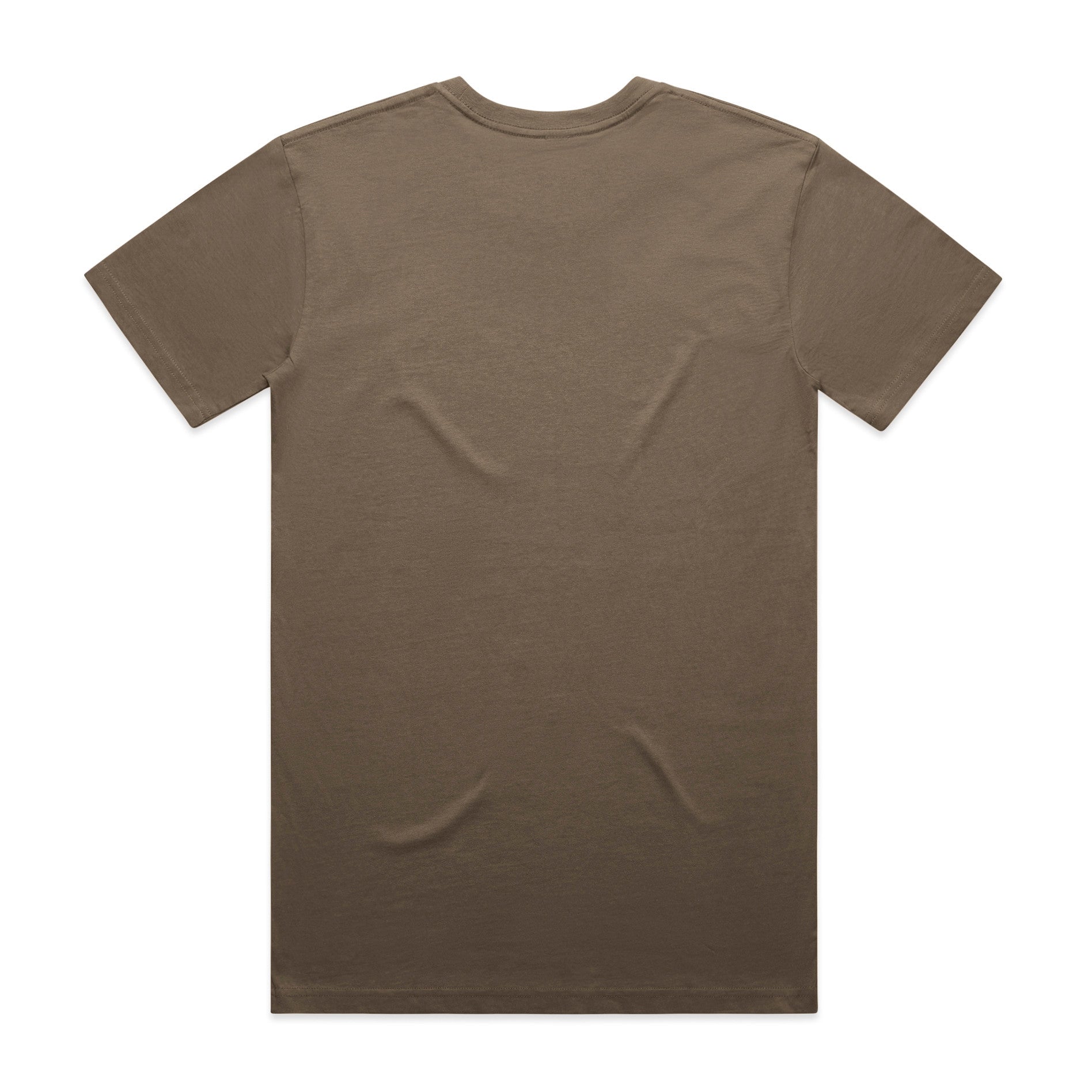 AS Colour Staple Tee 5001 - Walnut Back - Custom Printed - Print Blanc