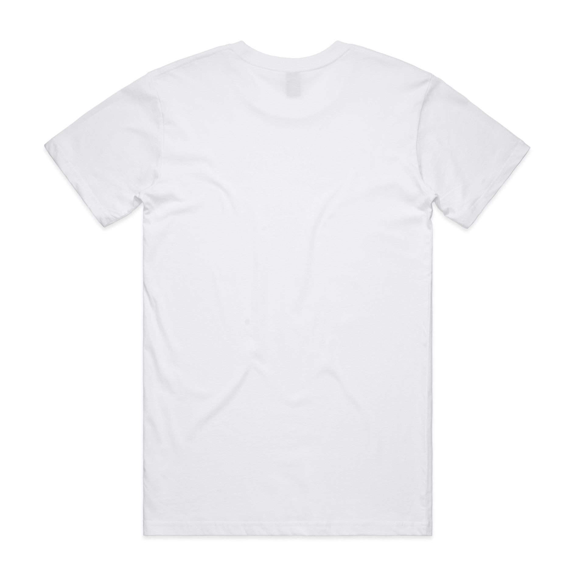 AS Colour Staple Tee 5001 - White Back - Custom Printed - Print Blanc