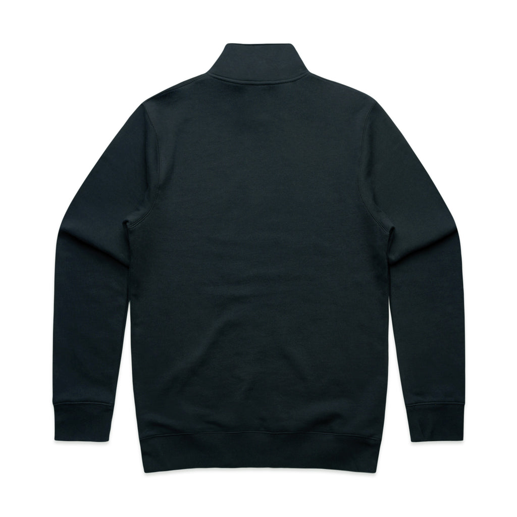 AS Colour Stencil Half Zip Crew 5125 - 5125 Half Zip Crew Navy Back - Custom Printed - Print Blanc