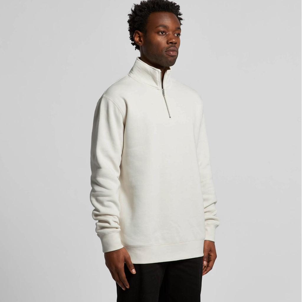 AS Colour Stencil Half Zip Crew 5125 - 5125 Half Zip Crew Turn - Custom Printed - Print Blanc