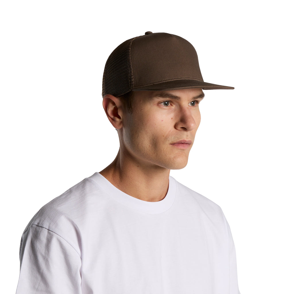 Ascolour Stock Trucker Cap 1108 Stock Trucker Cap Front - Custom Printed - Print Blanc