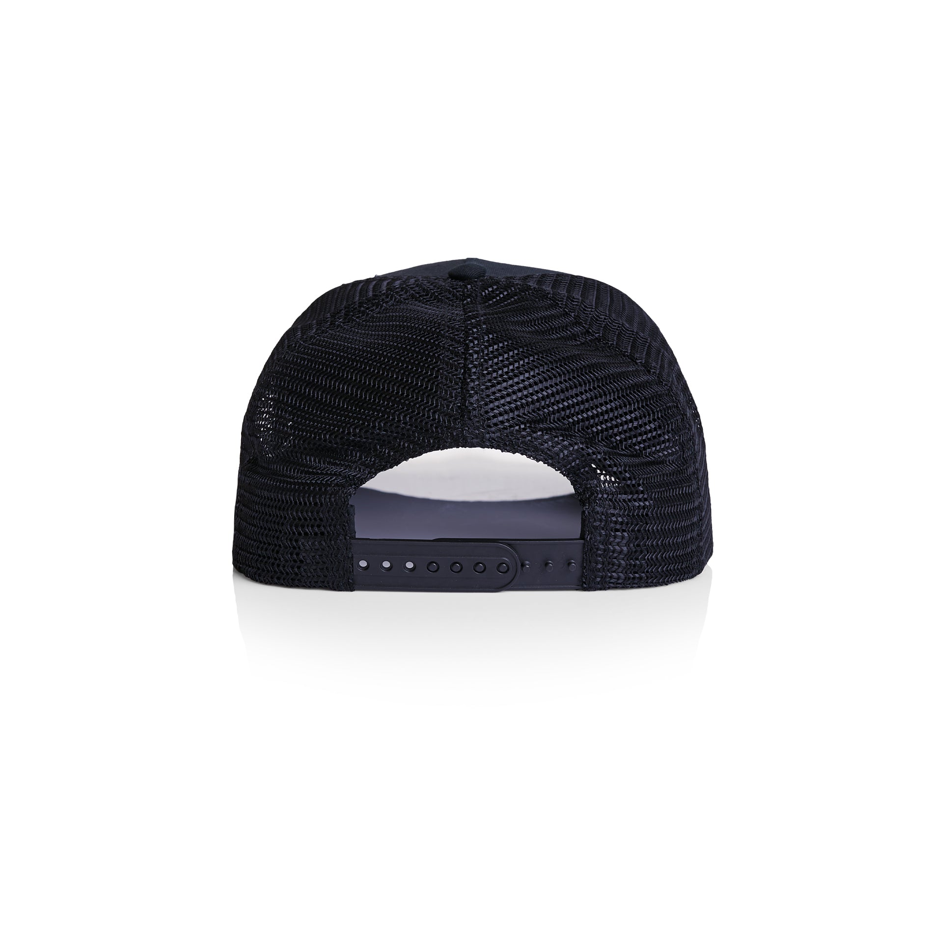 Ascolour Stock Trucker Cap 1108 Trucker Cap Navy Back - Custom Printed - Print Blanc