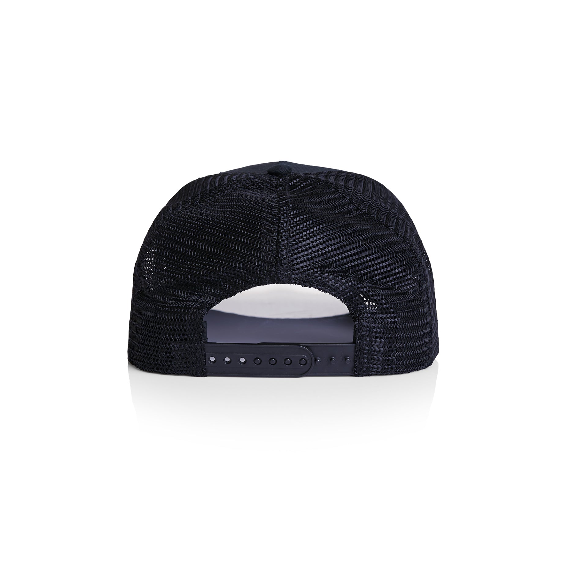 Ascolour Stock Trucker Cap 1108 Trucker Cap Navy Back - Custom Printed - Print Blanc