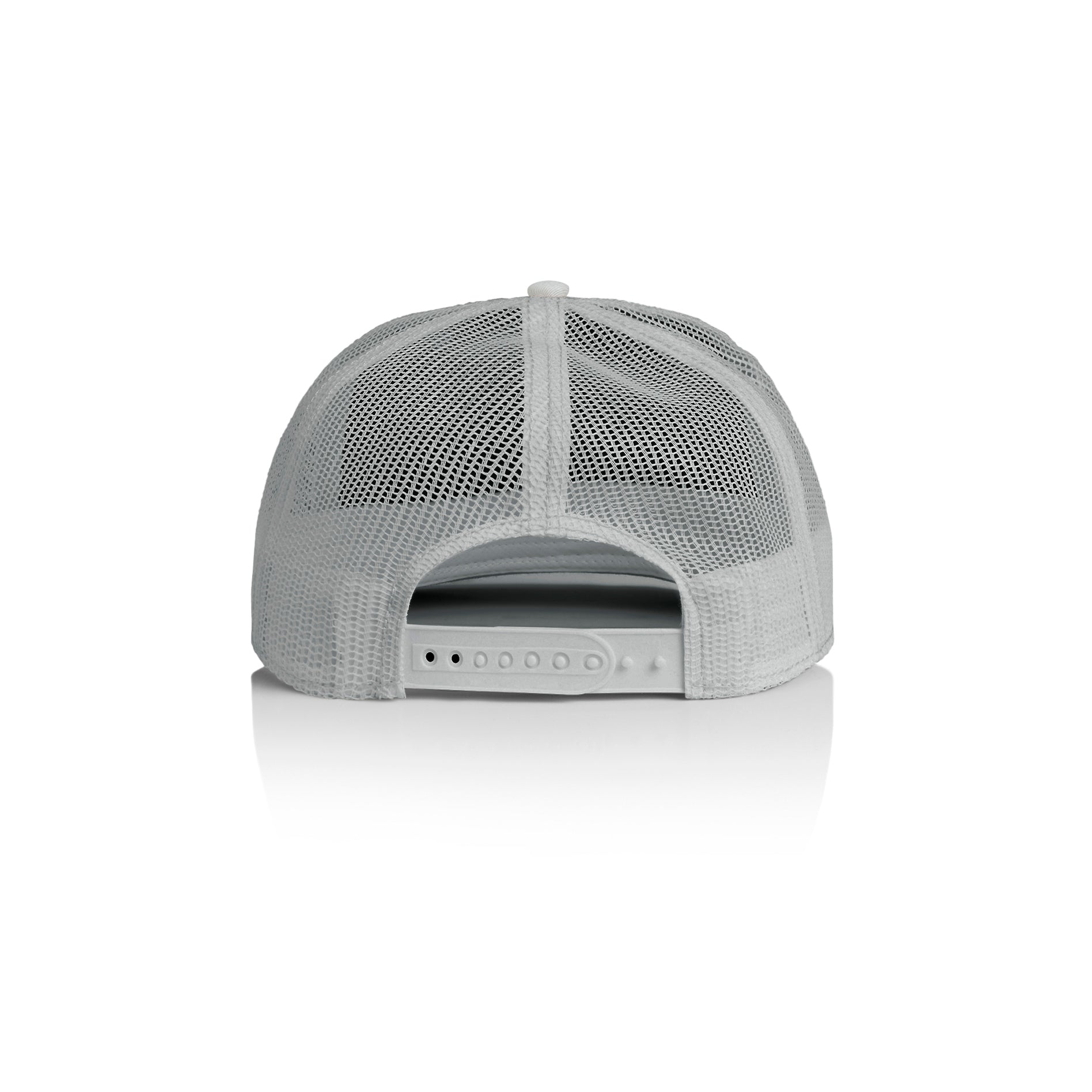Ascolour Stock Trucker Cap 1108 Trucker Cap Smoke Back - Custom Printed - Print Blanc