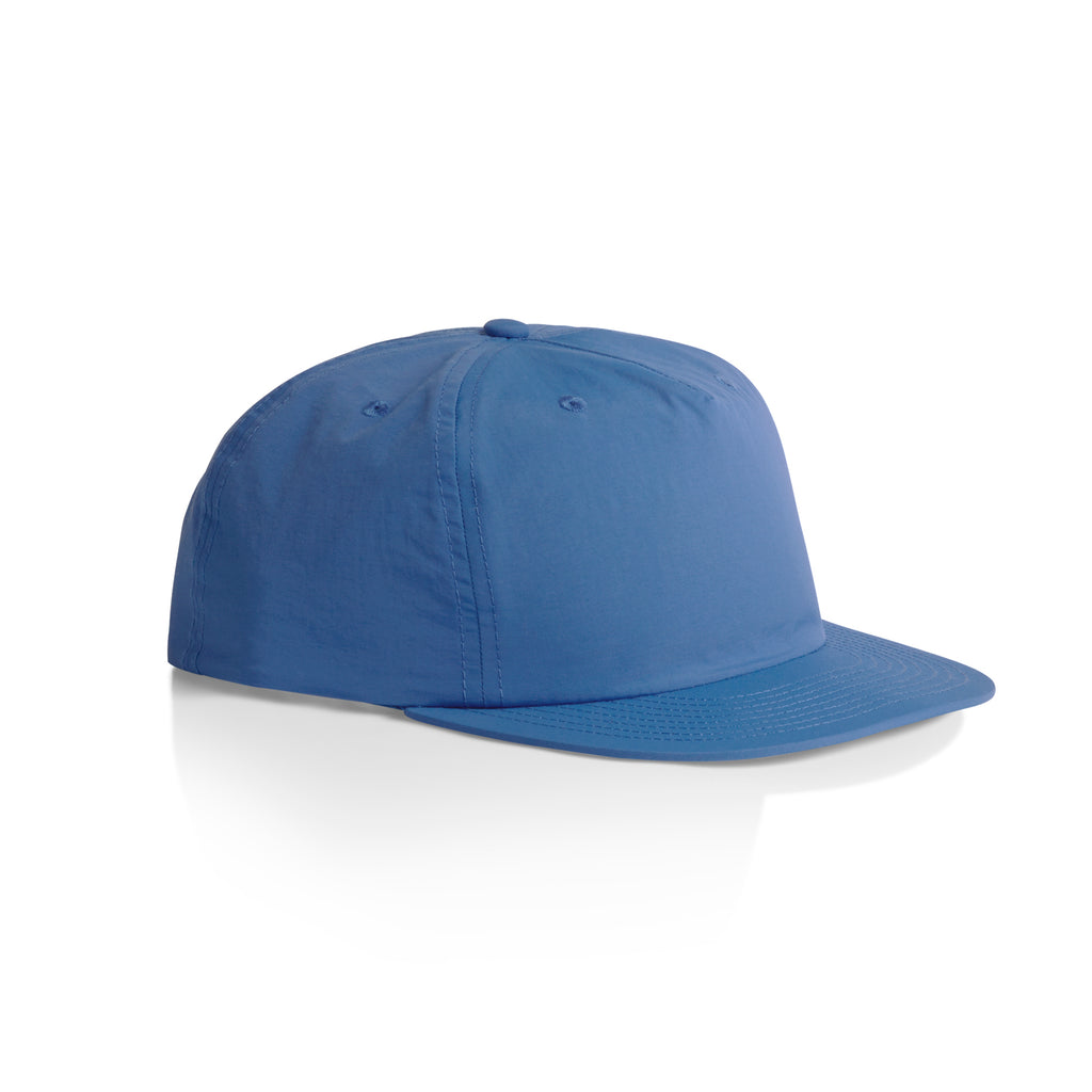 Ascolour Surf Cap 1114 Surf Cap Bright Royal Side - Custom Printed - Print Blanc