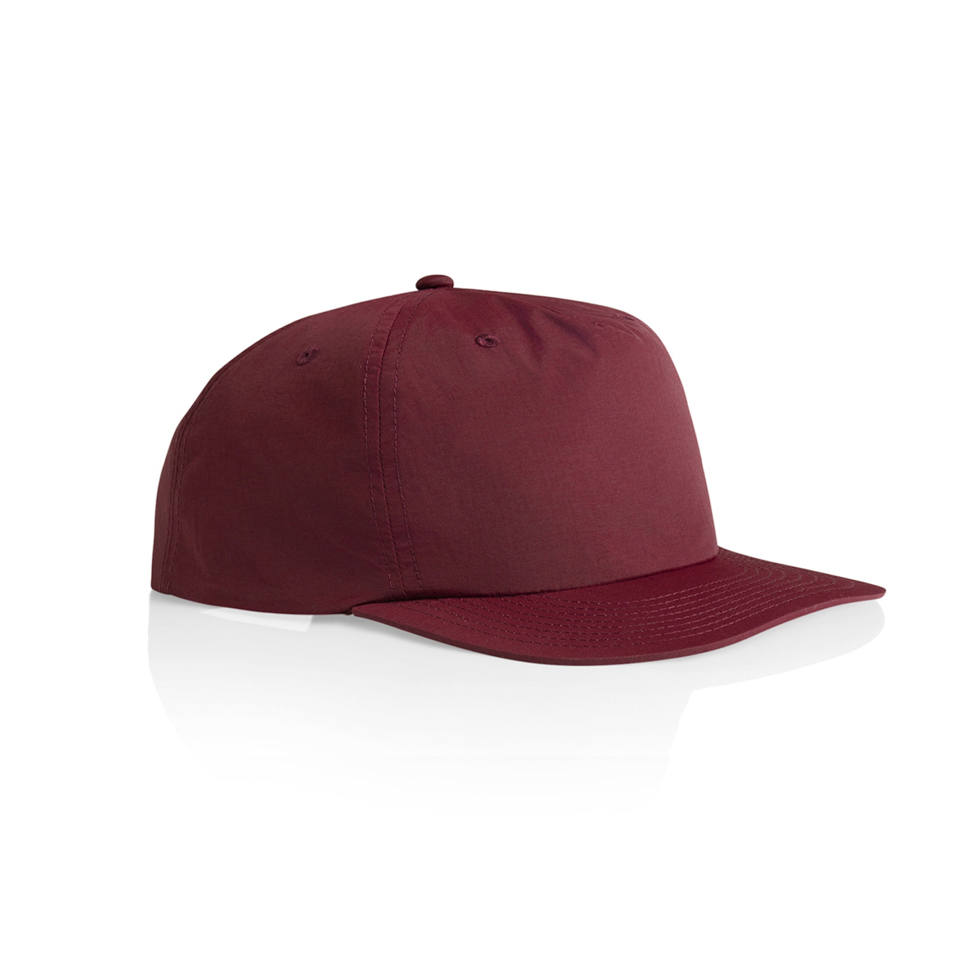 Ascolour Surf Cap 1114 Surf Cap Burgundy Side - Custom Printed - Print Blanc