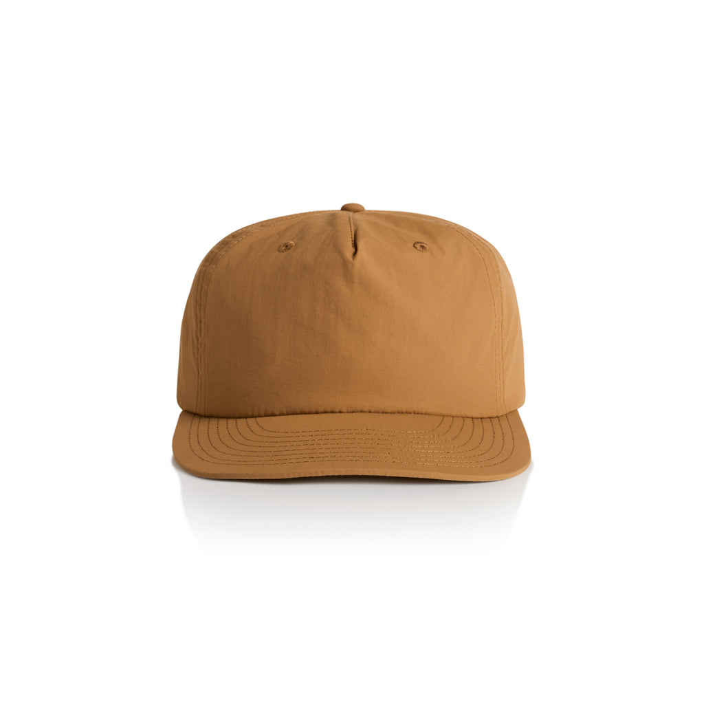 Ascolour Surf Cap 1114 Surf Cap Camel Front - Custom Printed - Print Blanc