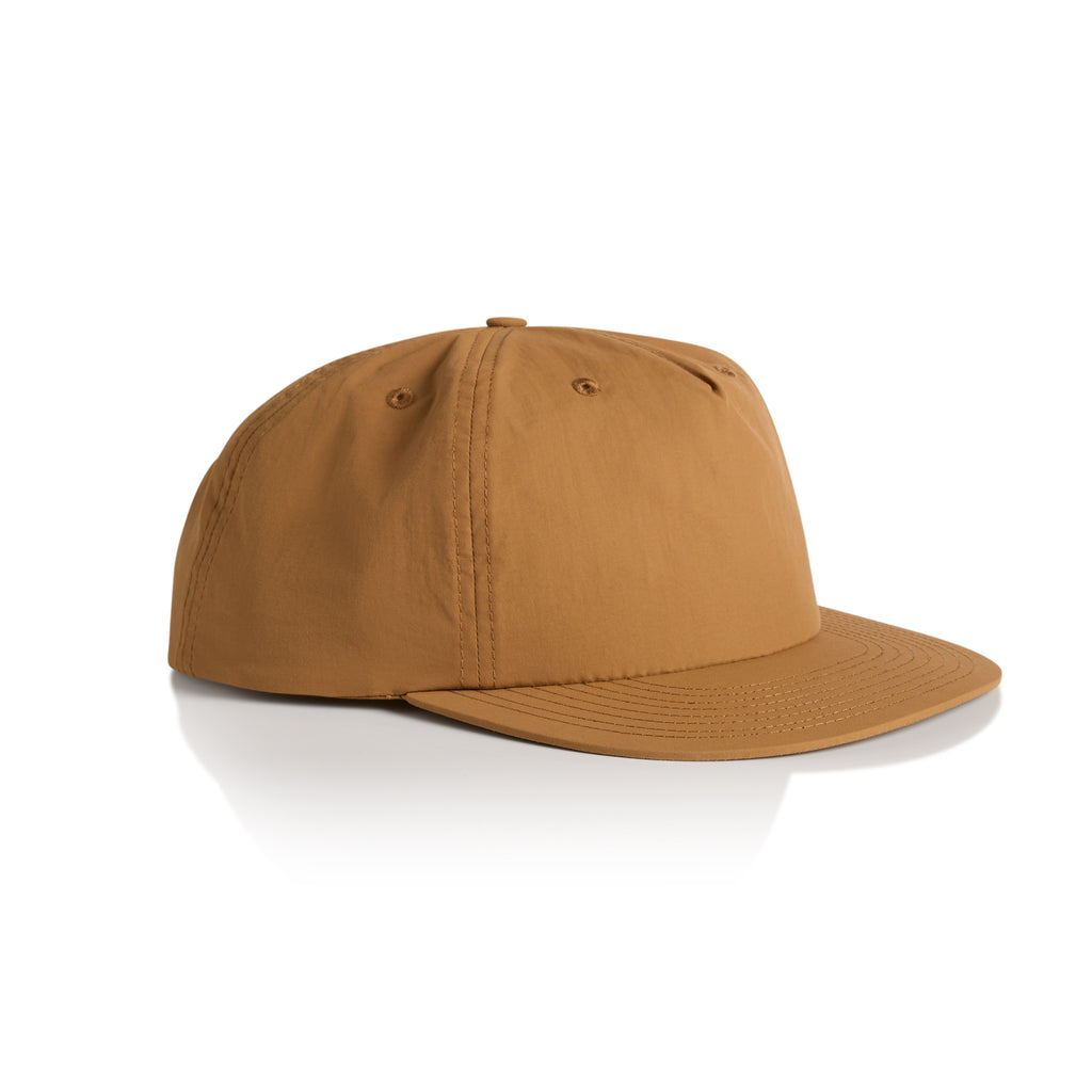 Ascolour Surf Cap 1114 Surf Cap Camel Side - Custom Printed - Print Blanc