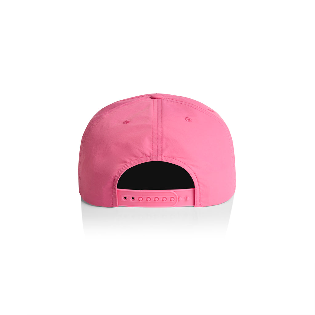 Ascolour Surf Cap 1114 Surf Cap Charity Pink Back - Custom Printed - Print Blanc