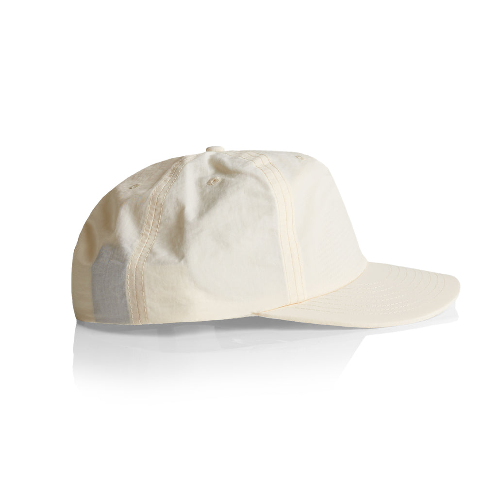 Ascolour Surf Cap 1114 Surf Cap Ecru Side - Custom Printed - Print Blanc