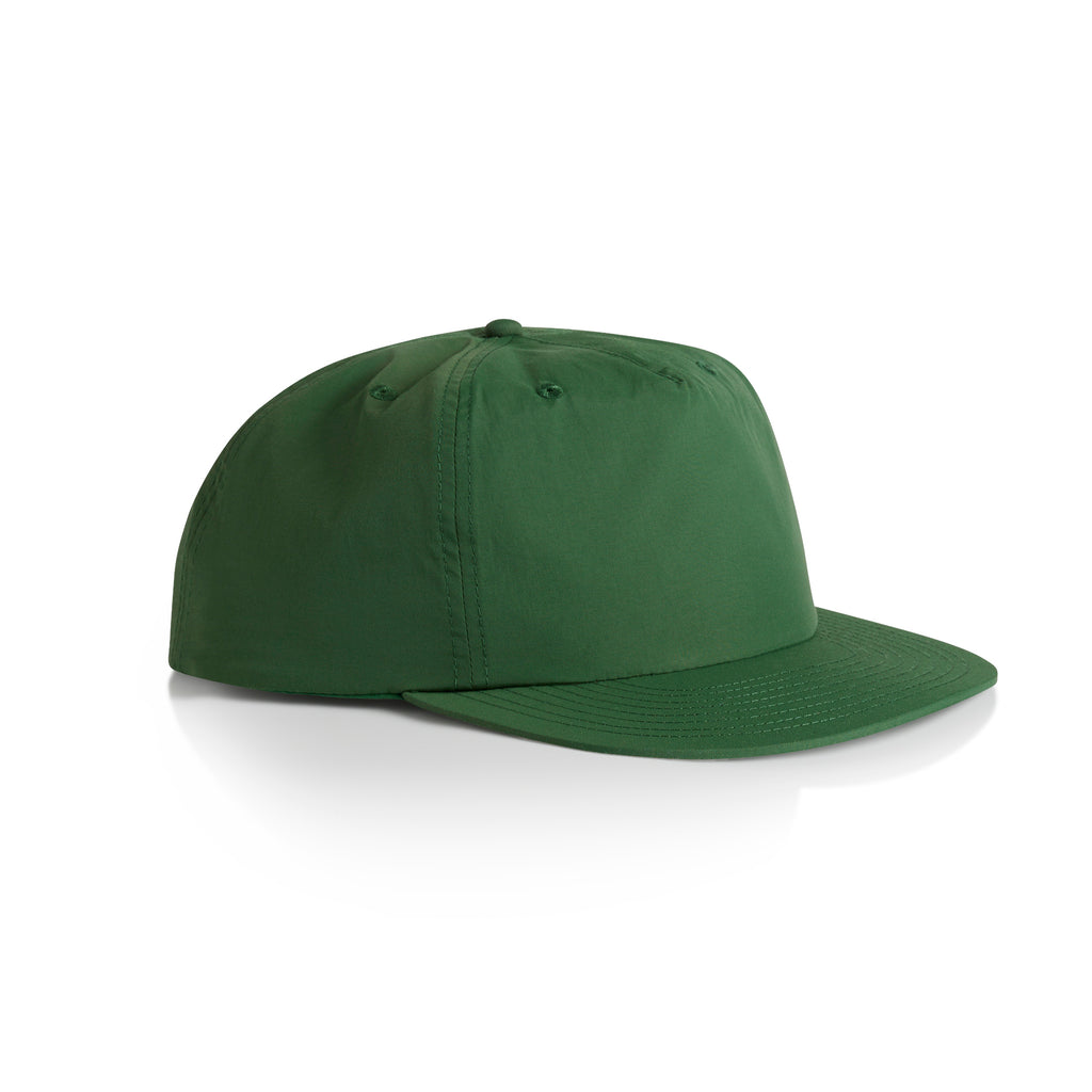 Ascolour Surf Cap 1114 Surf Cap Forest Green Side - Custom Printed - Print Blanc