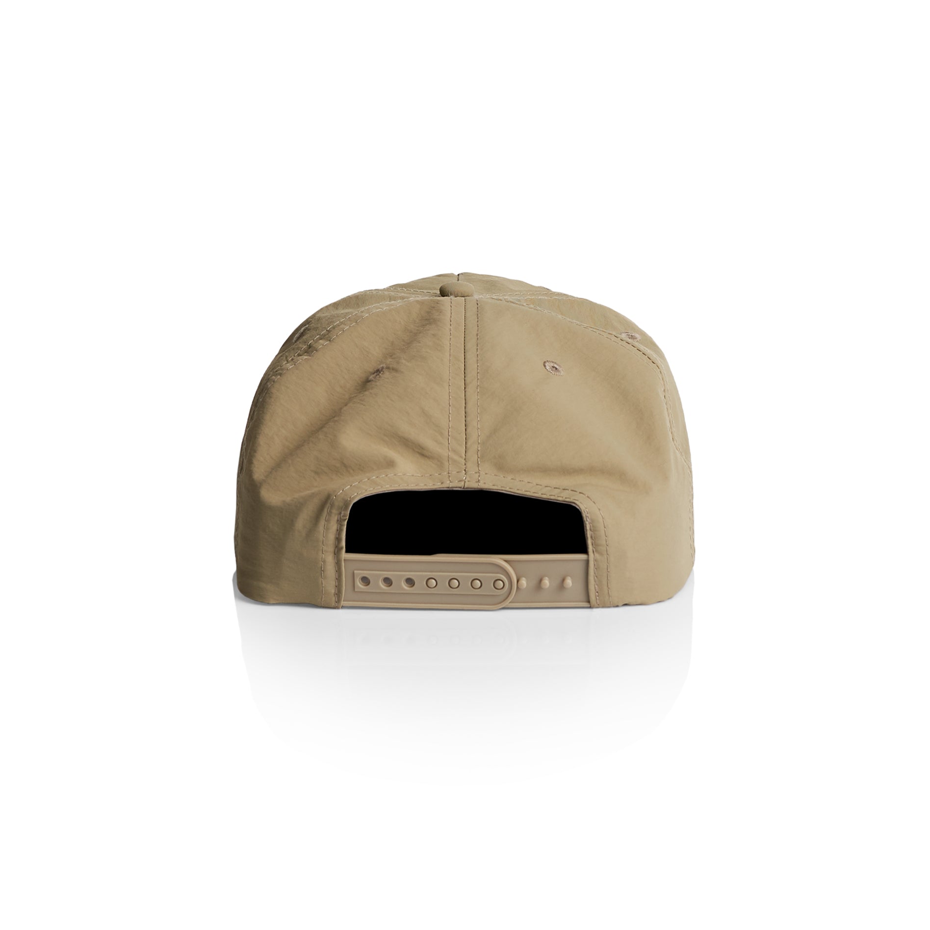 Ascolour Surf Cap 1114 Surf Cap Khaki Back - Custom Printed - Print Blanc