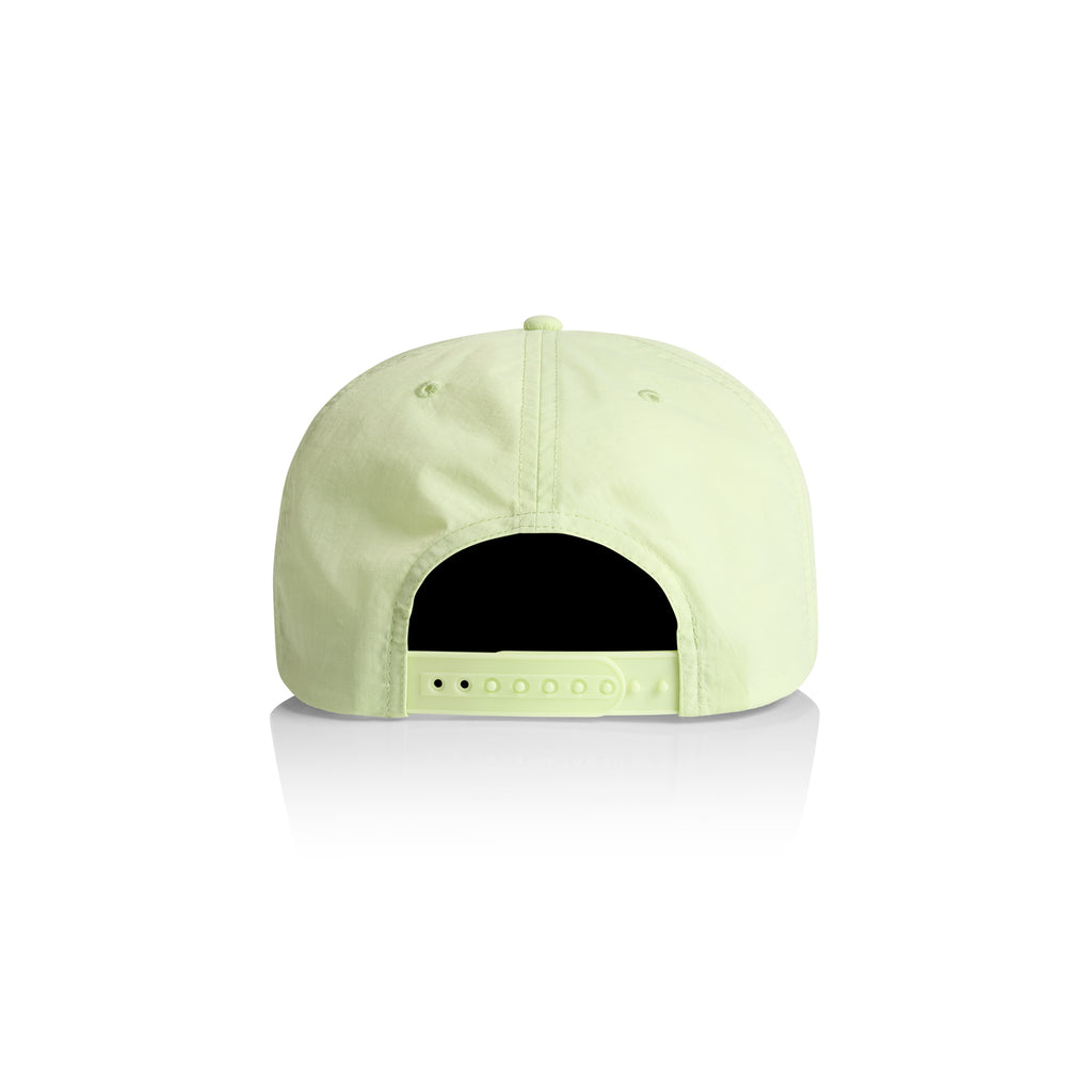 Ascolour Surf Cap 1114 Surf Cap Lime Back - Custom Printed - Print Blanc