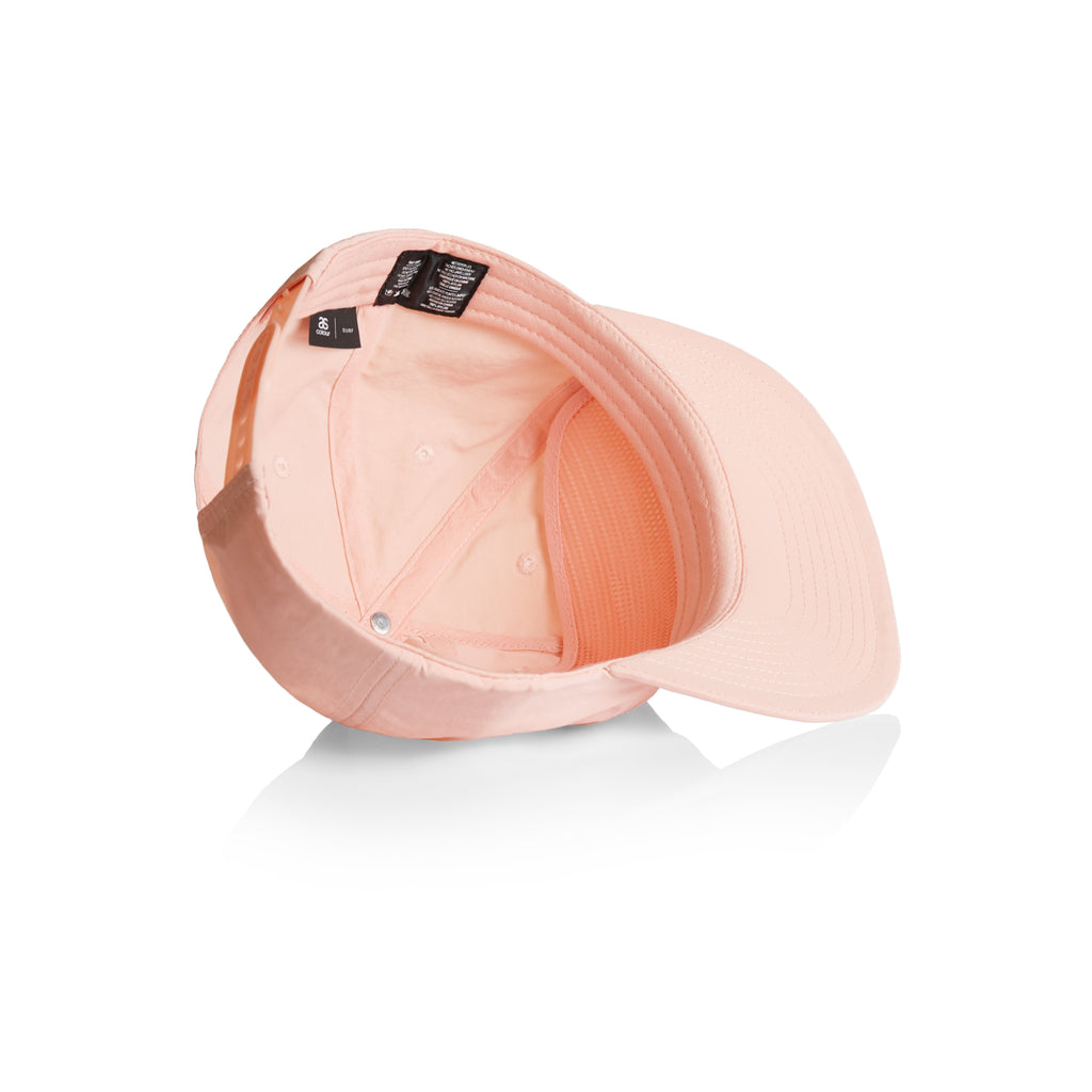 Ascolour Surf Cap 1114 Surf Cap Pale Pink Inside Side - Custom Printed - Print Blanc