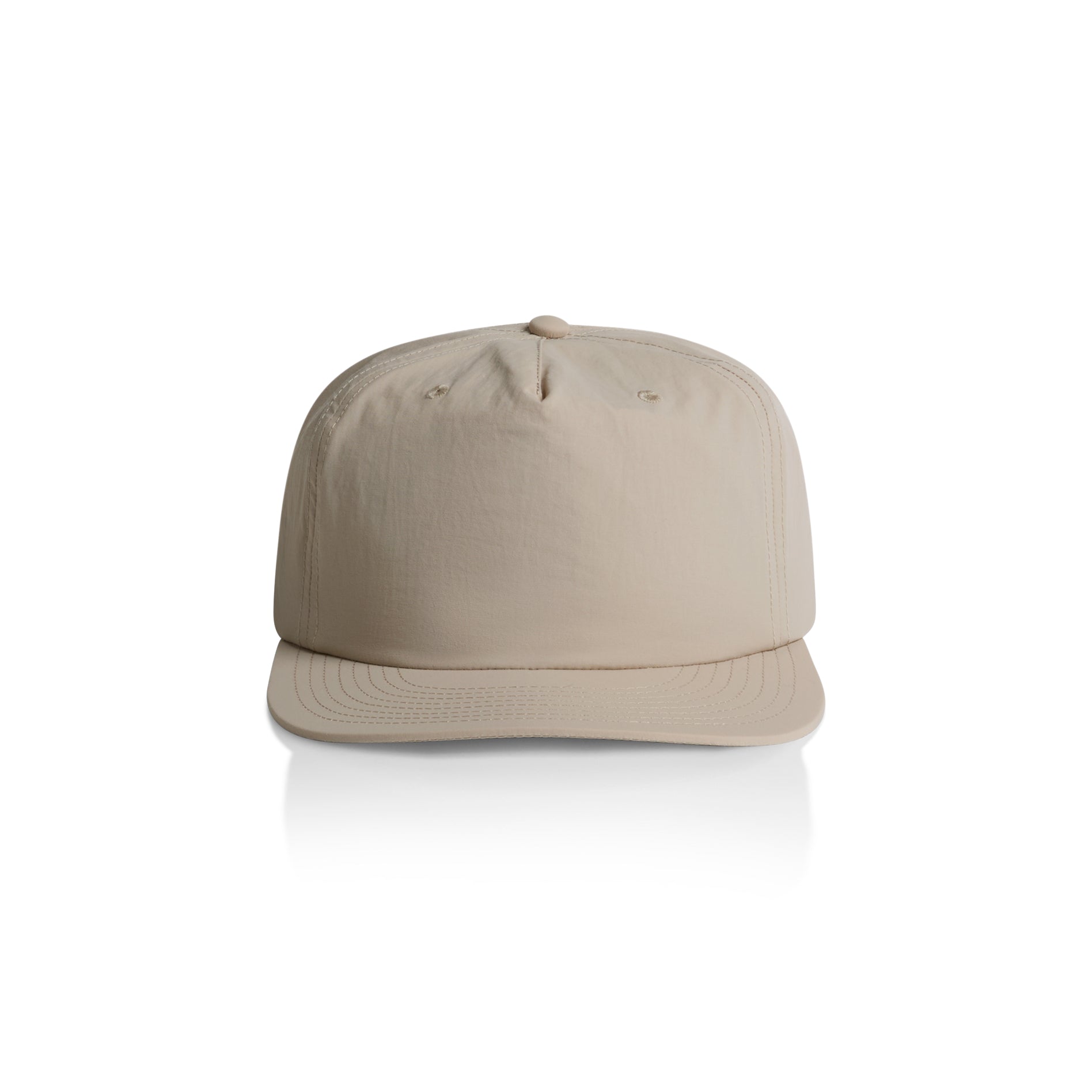 Ascolour Surf Cap 1114 Surf Cap Taupe Front - Custom Printed - Print Blanc