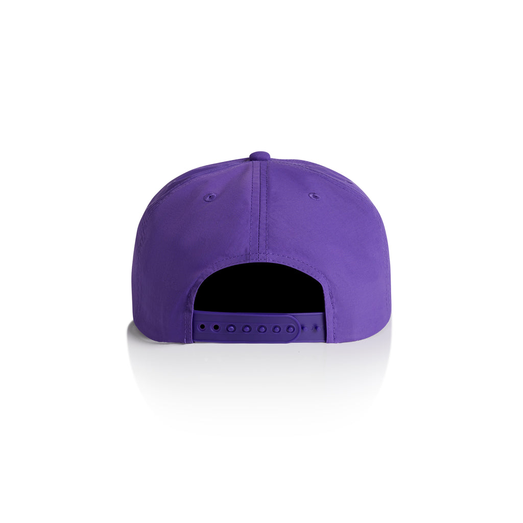 Ascolour Surf Cap 1114 Surf Cap Violet Back - Custom Printed - Print Blanc