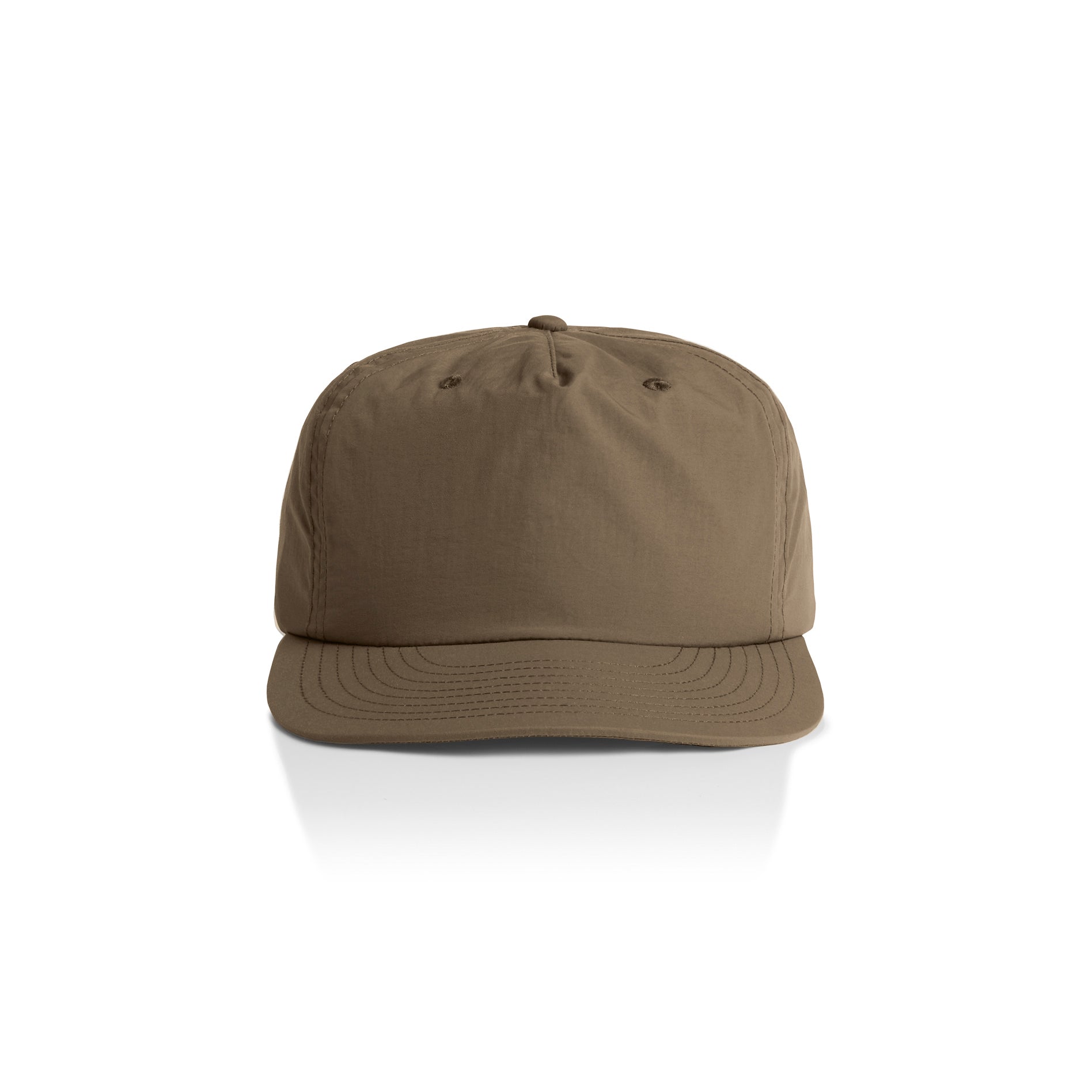 Ascolour Surf Cap 1114 Surf Cap Walnut Front - Custom Printed - Print Blanc