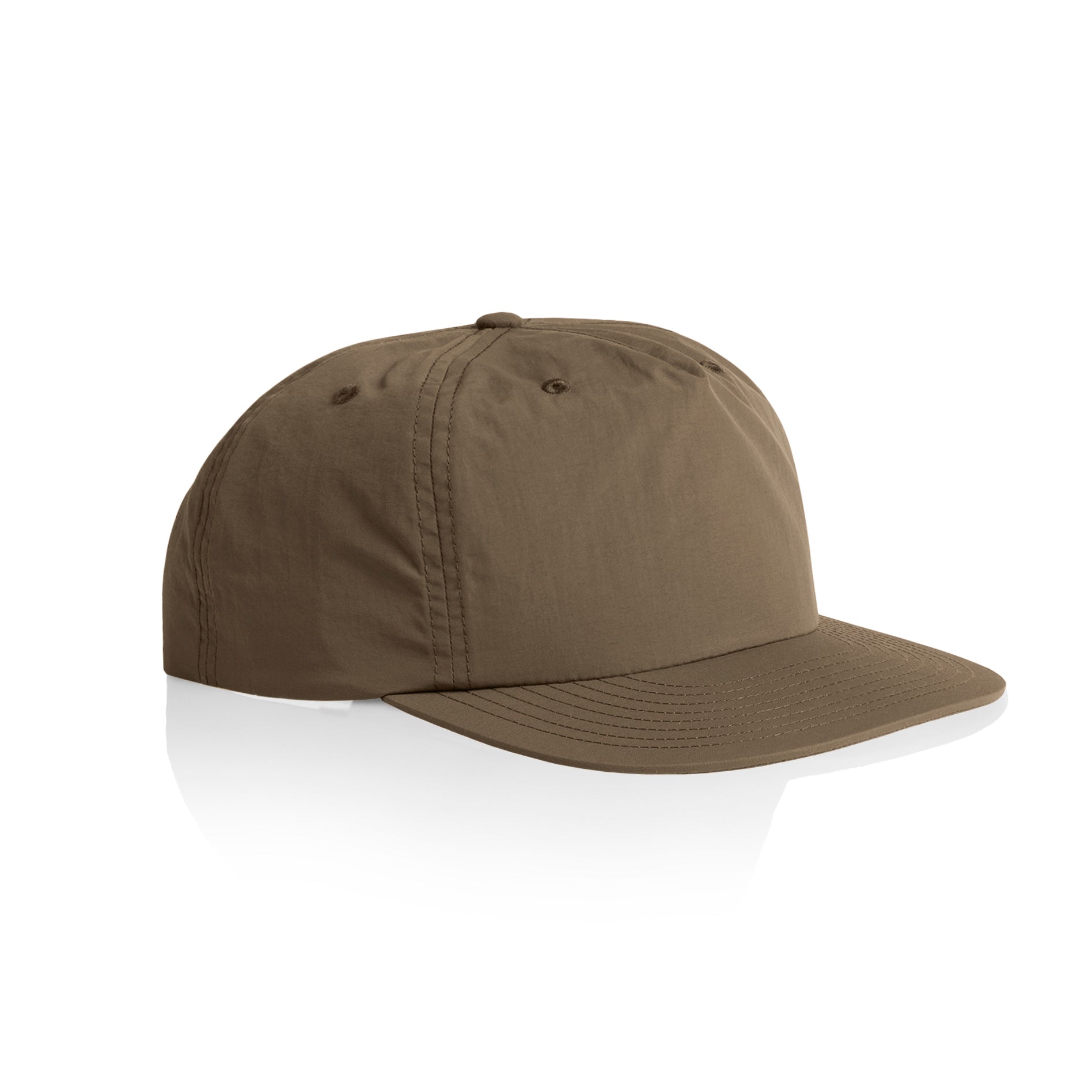 Ascolour Surf Cap 1114 Surf Cap Walnut Side - Custom Printed - Print Blanc