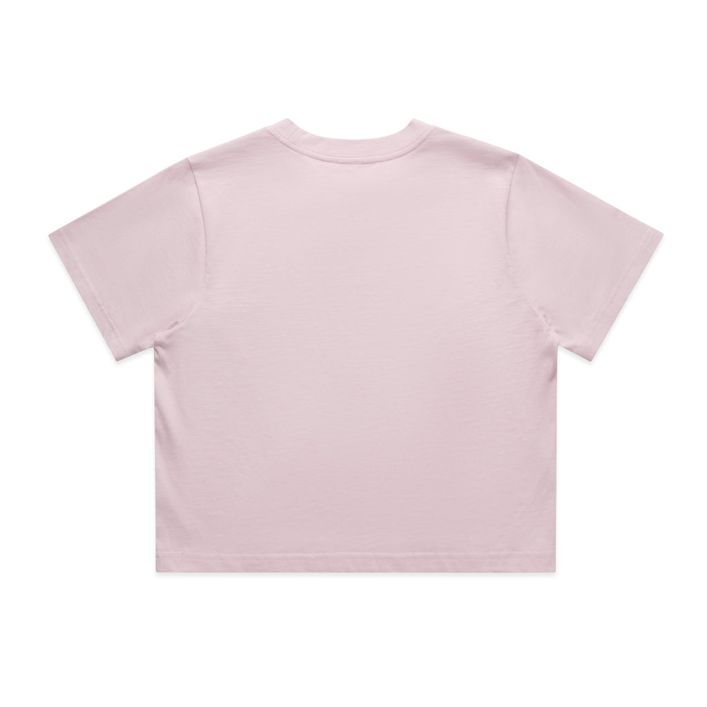 Ascolour Wos Classic Crop Tee 4072 Wos Classic Crop Tee Orchid Back - Custom Printed - Print Blanc