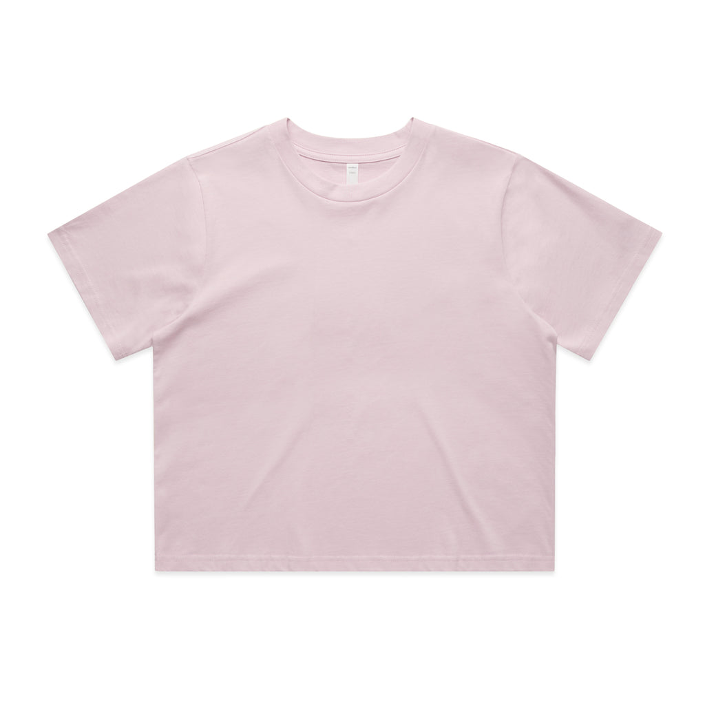 Ascolour Wos Classic Crop Tee 4072 Wos Classic Crop Tee Orchid Front - Custom Printed - Print Blanc