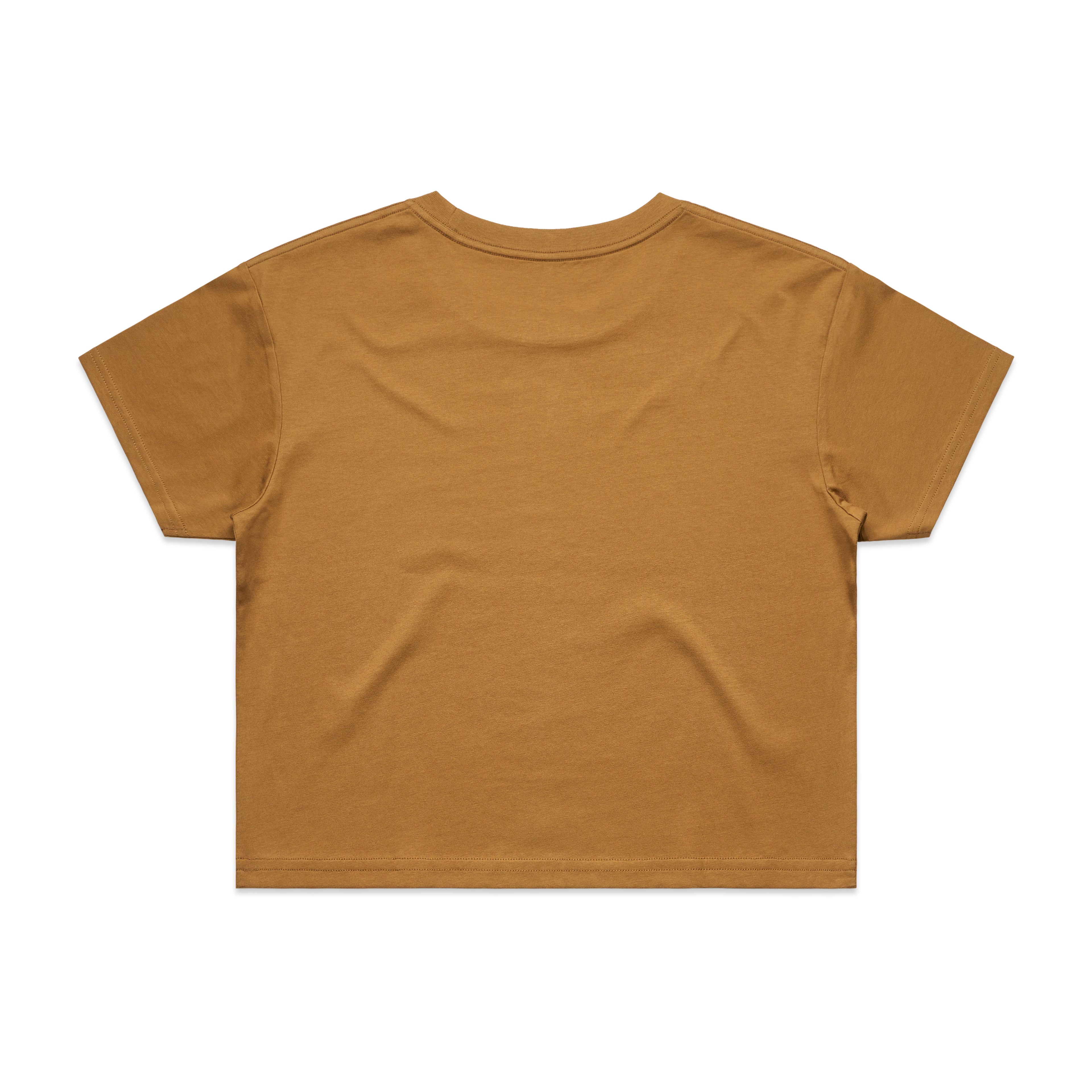 Ascolour Wos Crop Tee 4062 Crop Tee Camel Back - Custom Printed - Print Blanc