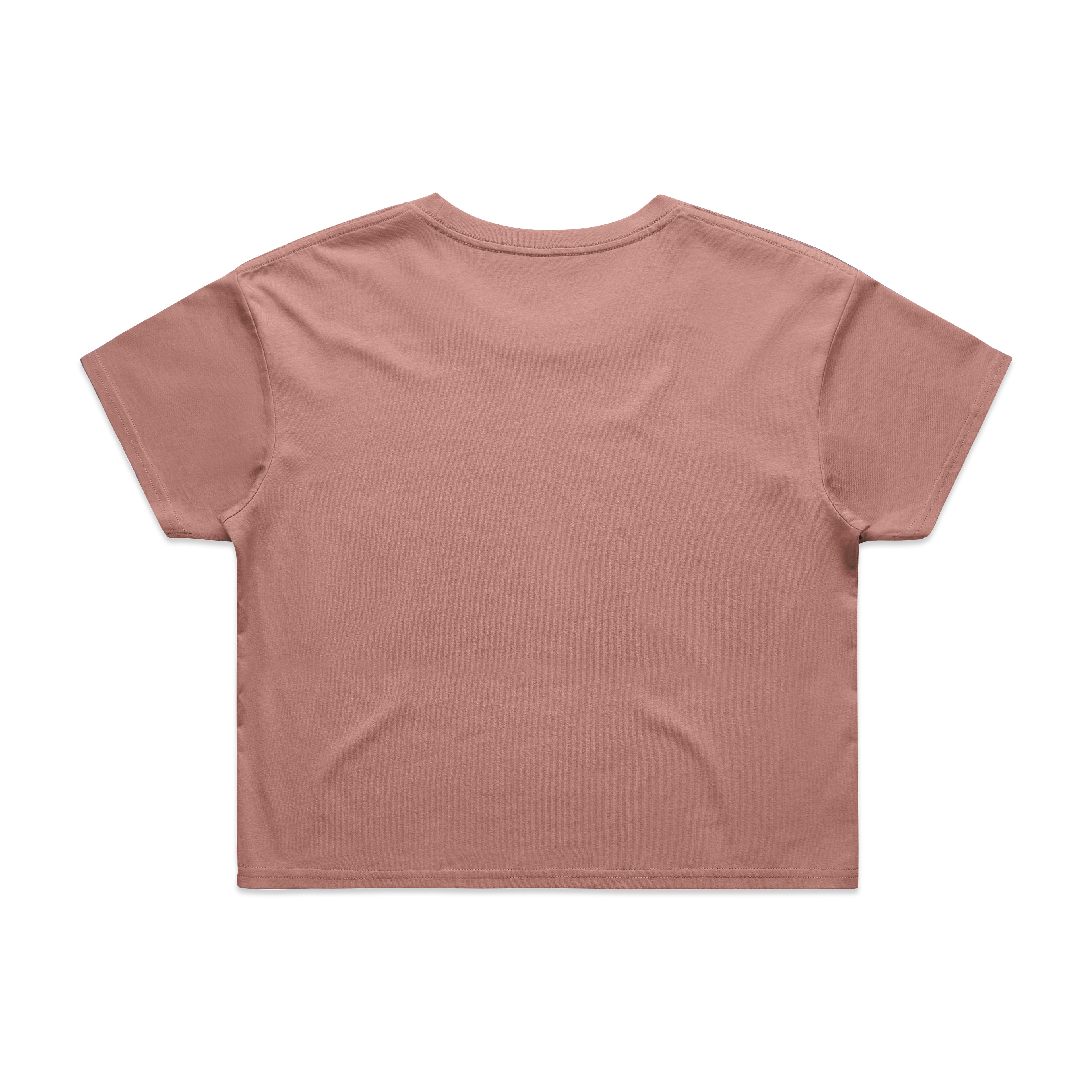 Ascolour Wos Crop Tee 4062 Crop Tee Hazy Pink Back - Custom Printed - Print Blanc
