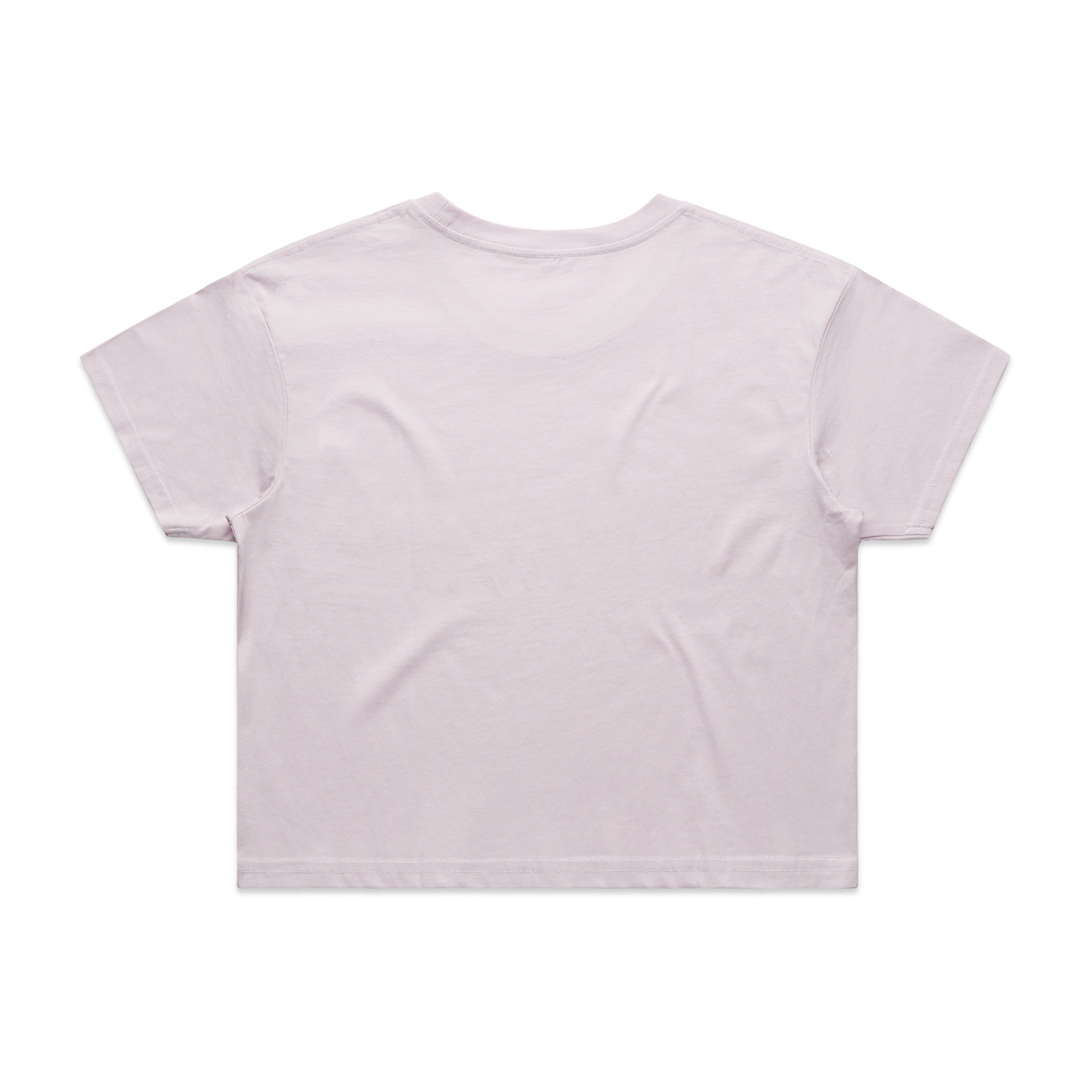 Ascolour Wos Crop Tee 4062 Crop Tee Orchid Back - Custom Printed - Print Blanc