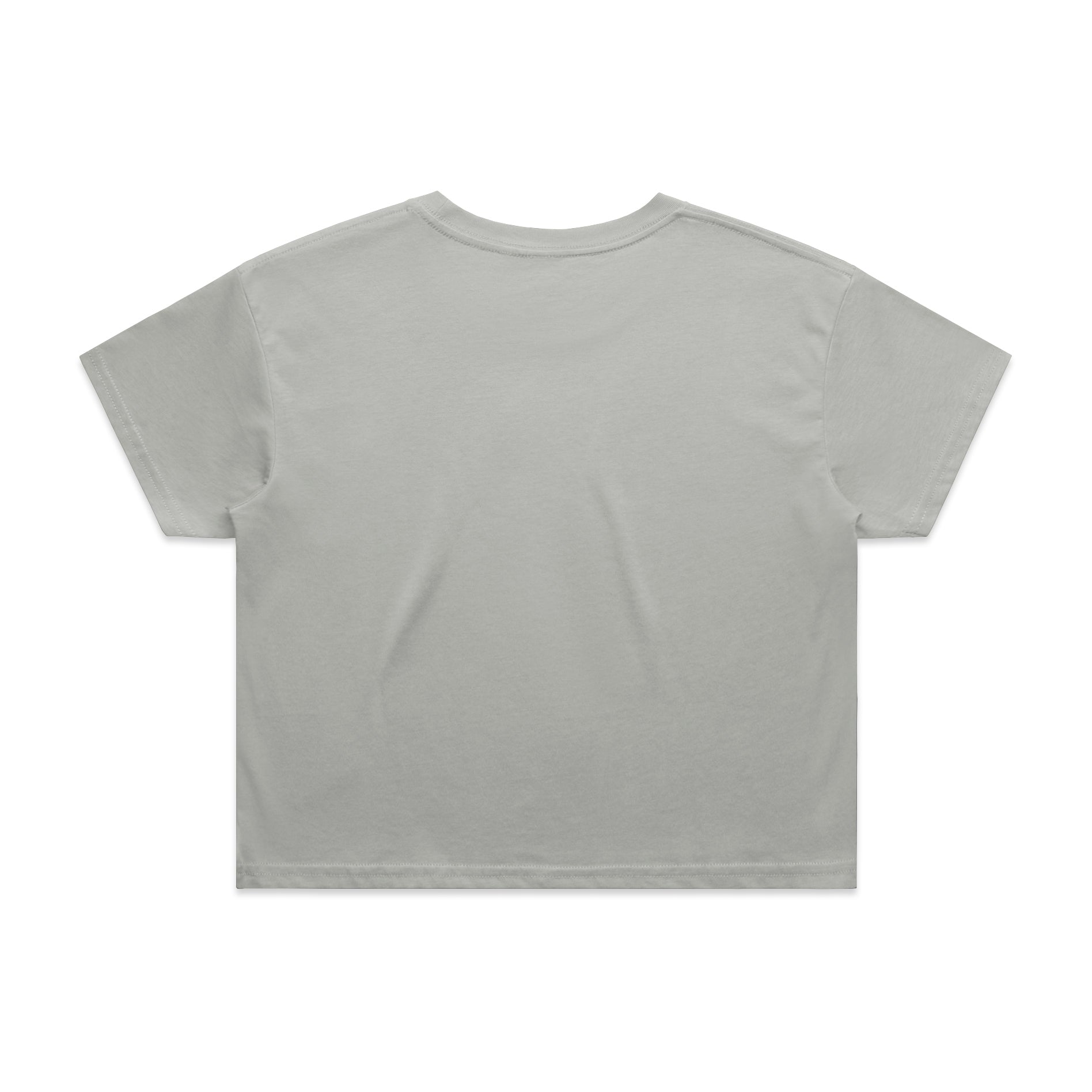 Ascolour Wos Crop Tee 4062 Crop Tee Storm Back - Custom Printed - Print Blanc