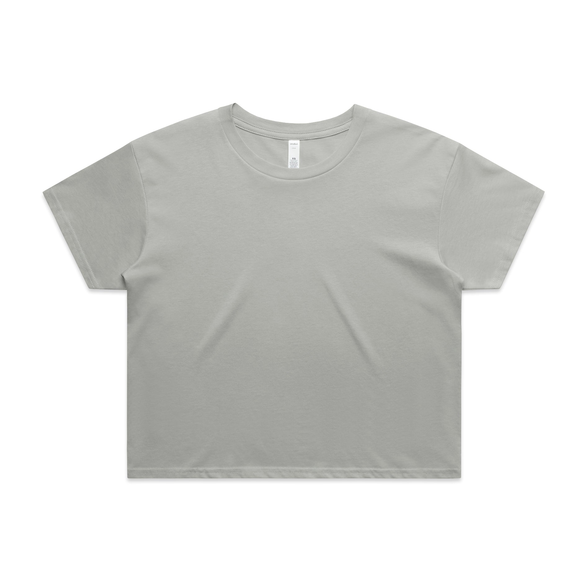 Ascolour Wos Crop Tee 4062 Crop Tee Storm Front - Custom Printed - Print Blanc