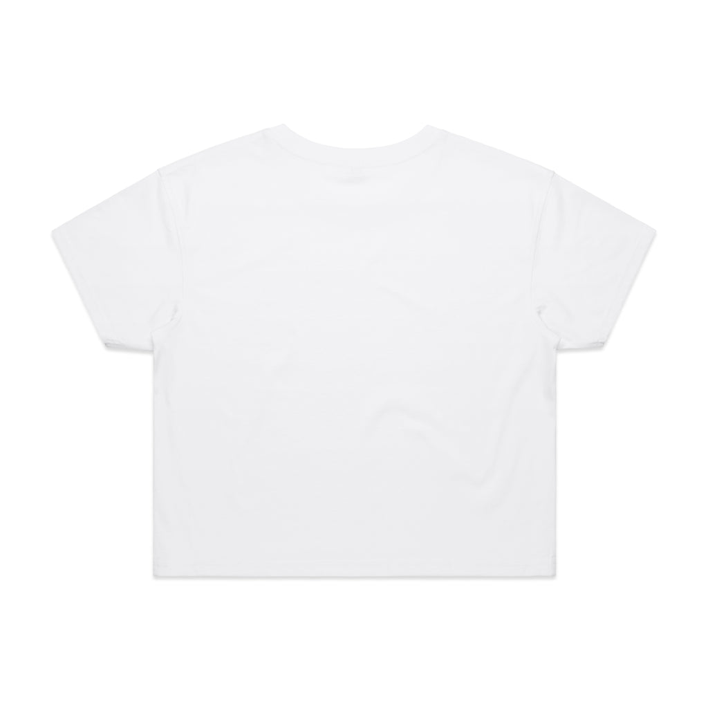 Ascolour Wos Crop Tee 4062 Crop Tee White Back - Custom Printed - Print Blanc