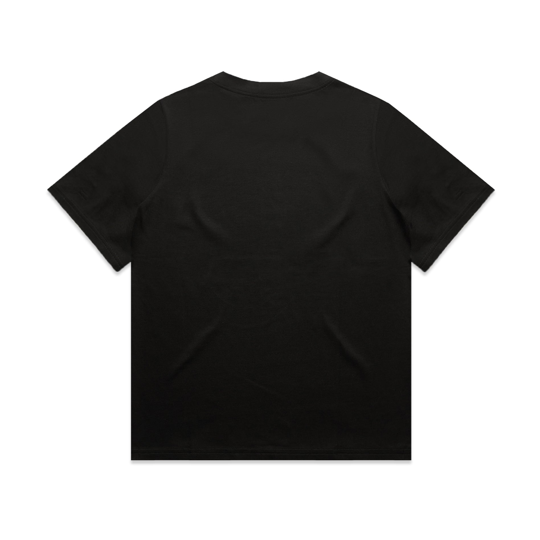 Ascolour Wos Heavy Tee 4080 Wos Heavy Tee Black Back - Custom Printed - Print Blanc