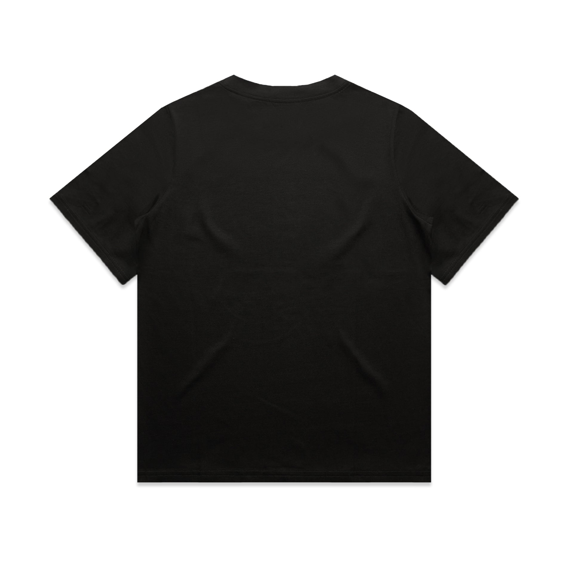 Ascolour Wos Heavy Tee 4080 Wos Heavy Tee Blck Back - Custom Printed - Print Blanc