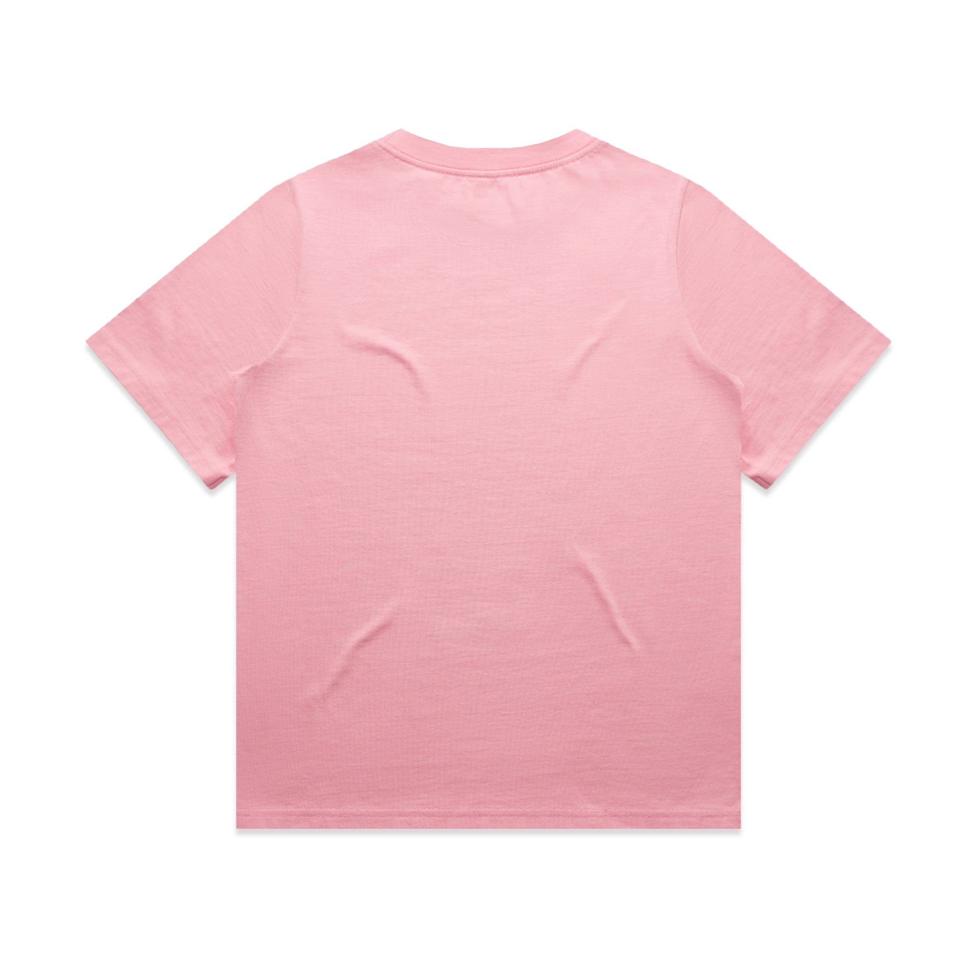 Ascolour Wos Heavy Tee 4080 Wos Heavy Tee Bubblegum Back - Custom Printed - Print Blanc