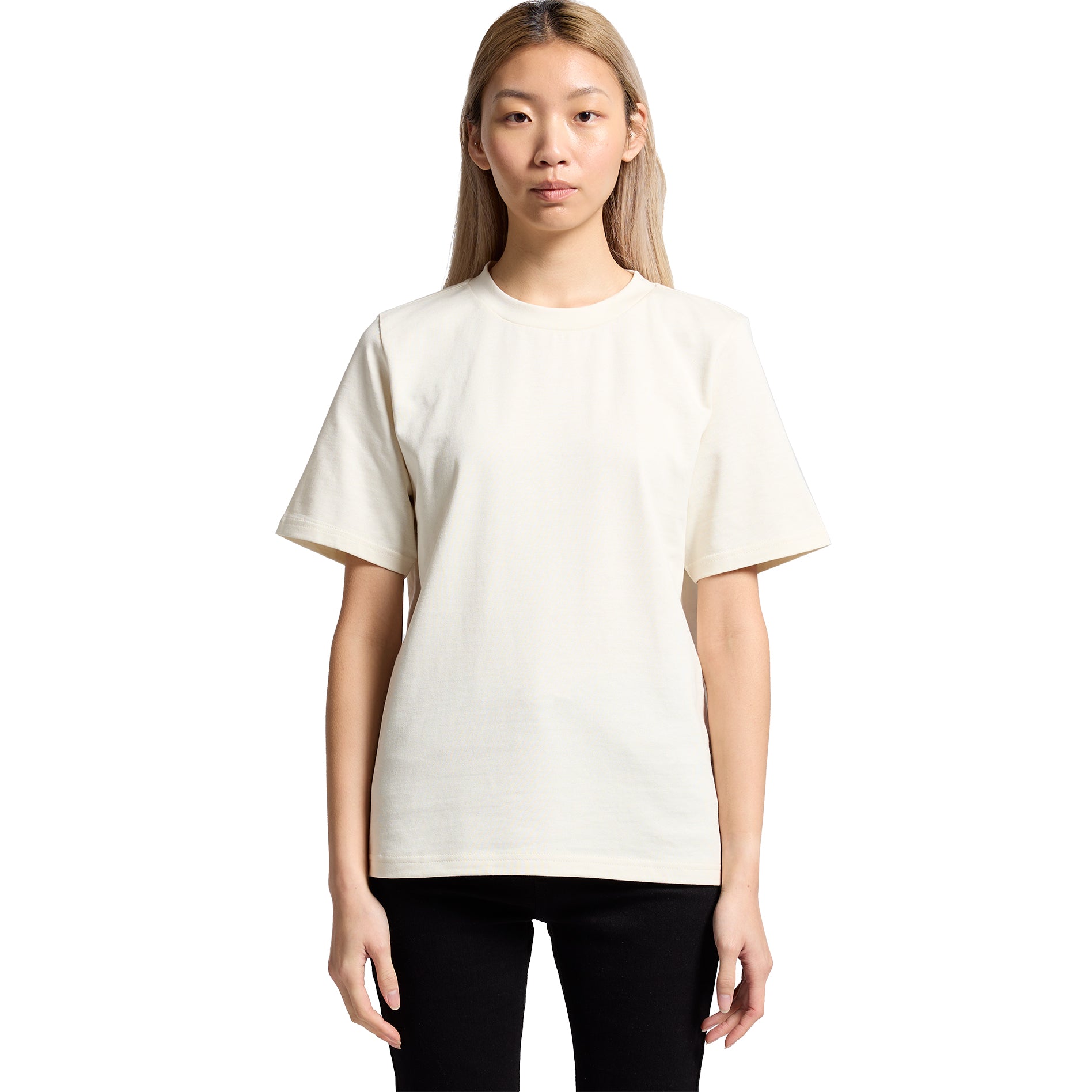 Ascolour Wos Heavy Tee 4080 Wos Heavy Tee Front - Custom Printed - Print Blanc