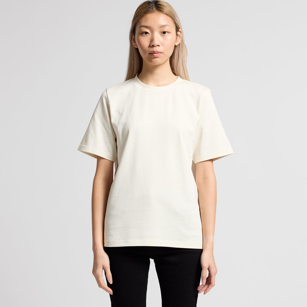Ascolour Wos Heavy Tee 4080 Wos Heavy Tee Main Front - Custom Printed - Print Blanc