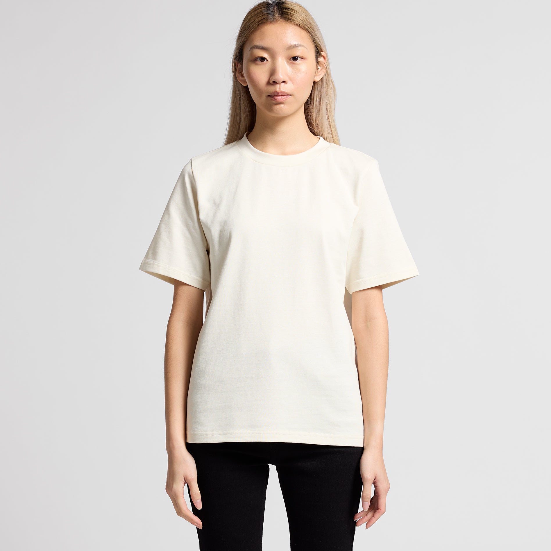 Ascolour Wos Heavy Tee 4080 Wos Heavy Tee Main Front - Custom Printed - Print Blanc