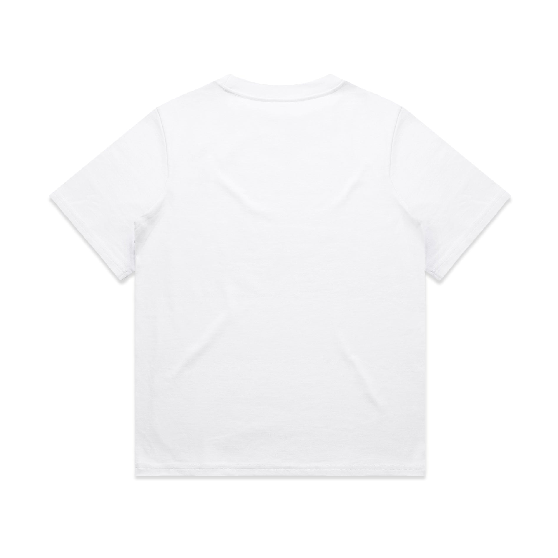 Ascolour Wos Heavy Tee 4080 Wos Heavy Tee White Back - Custom Printed - Print Blanc