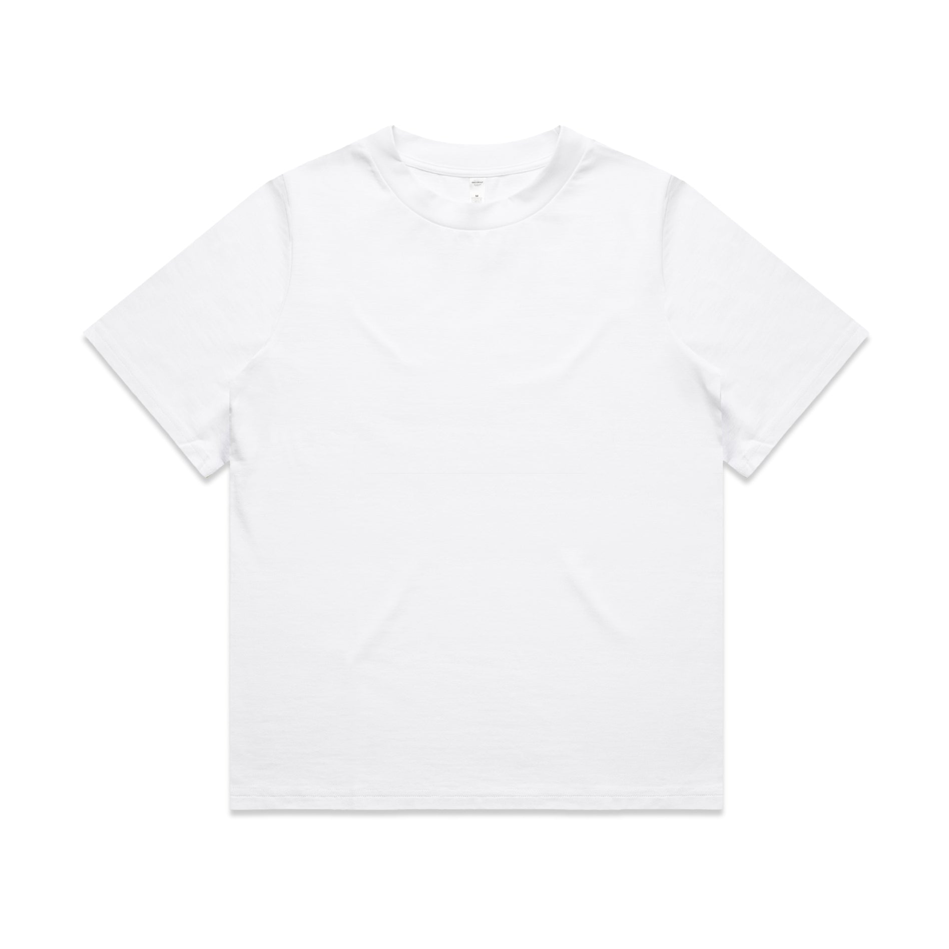 Ascolour Wos Heavy Tee 4080 Wos Heavy Tee White Front Print Blanc 1 - Custom Printed - Print Blanc