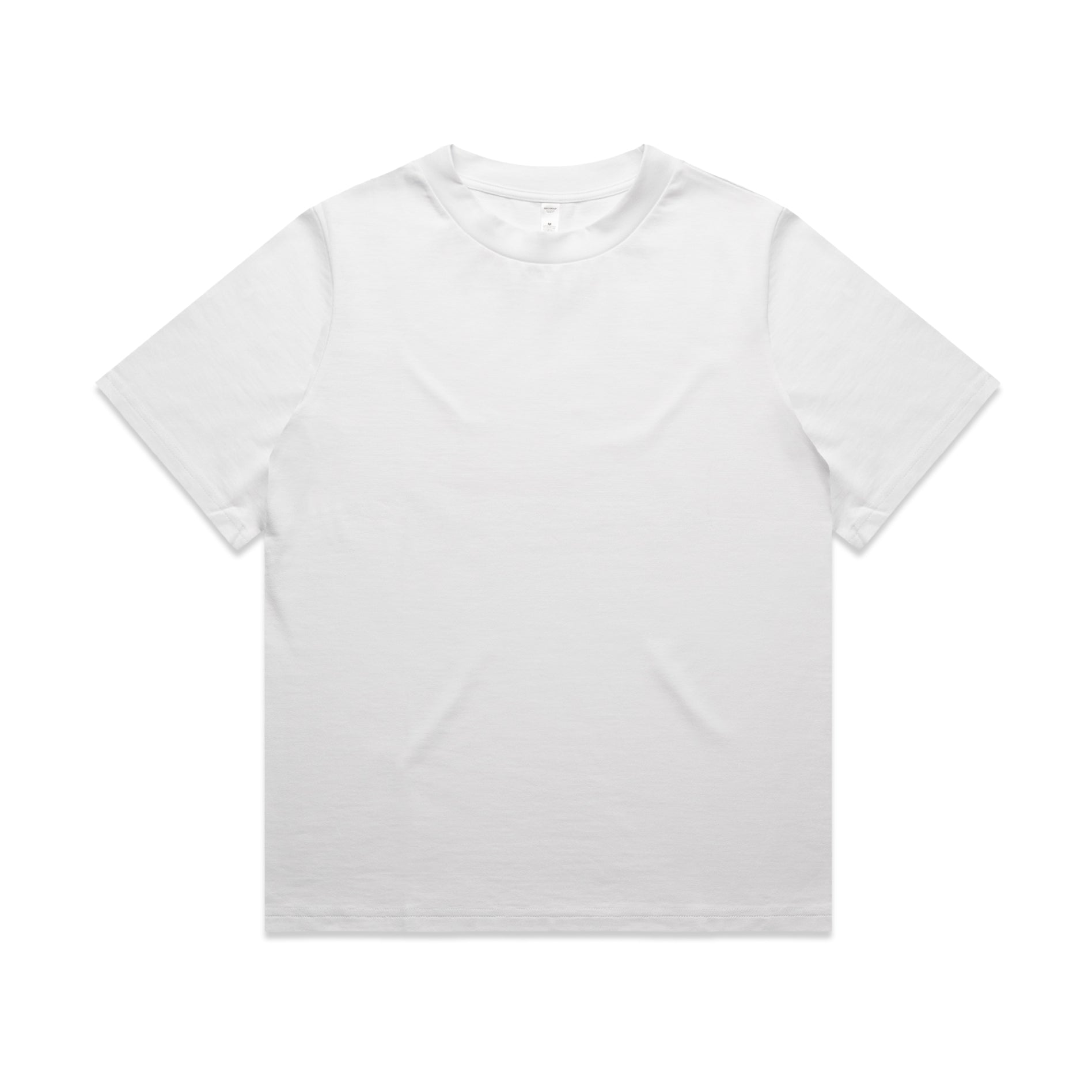 Ascolour Wos Heavy Tee 4080 Wos Heavy Tee White Front - Custom Printed - Print Blanc