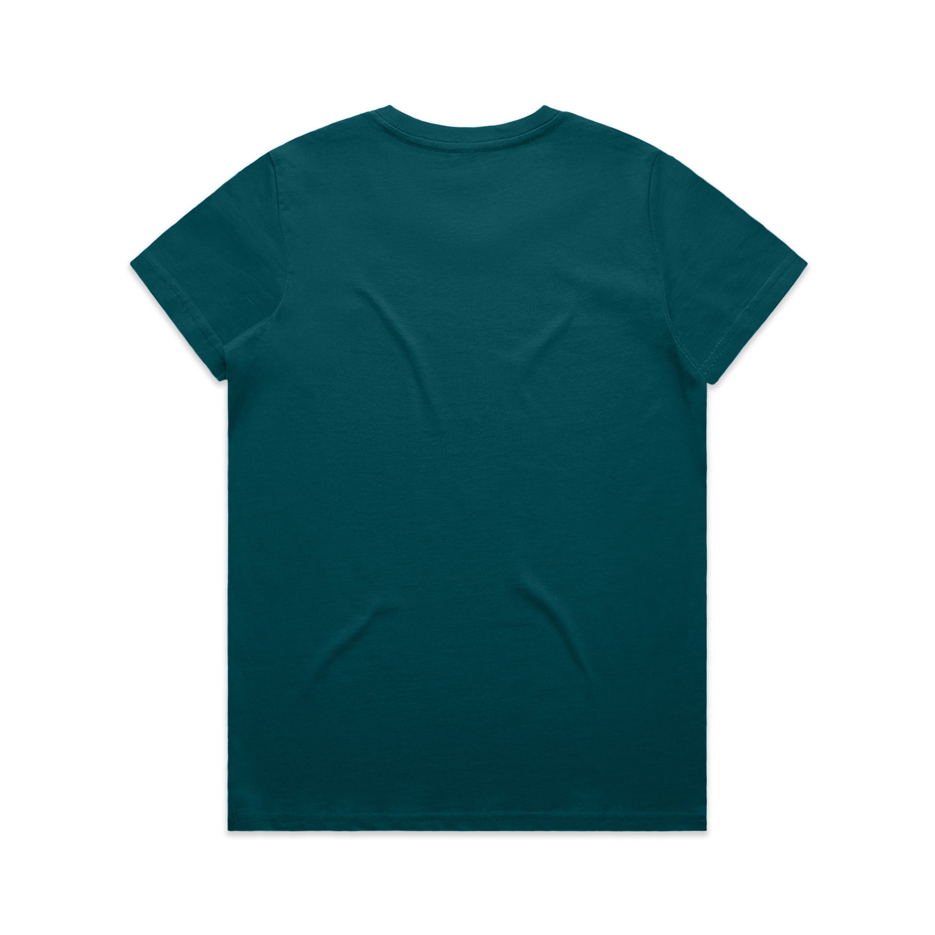 Ascolour Wos Maple Tee 4001 Maple Tee Atlantic Back - Custom Printed - Print Blanc