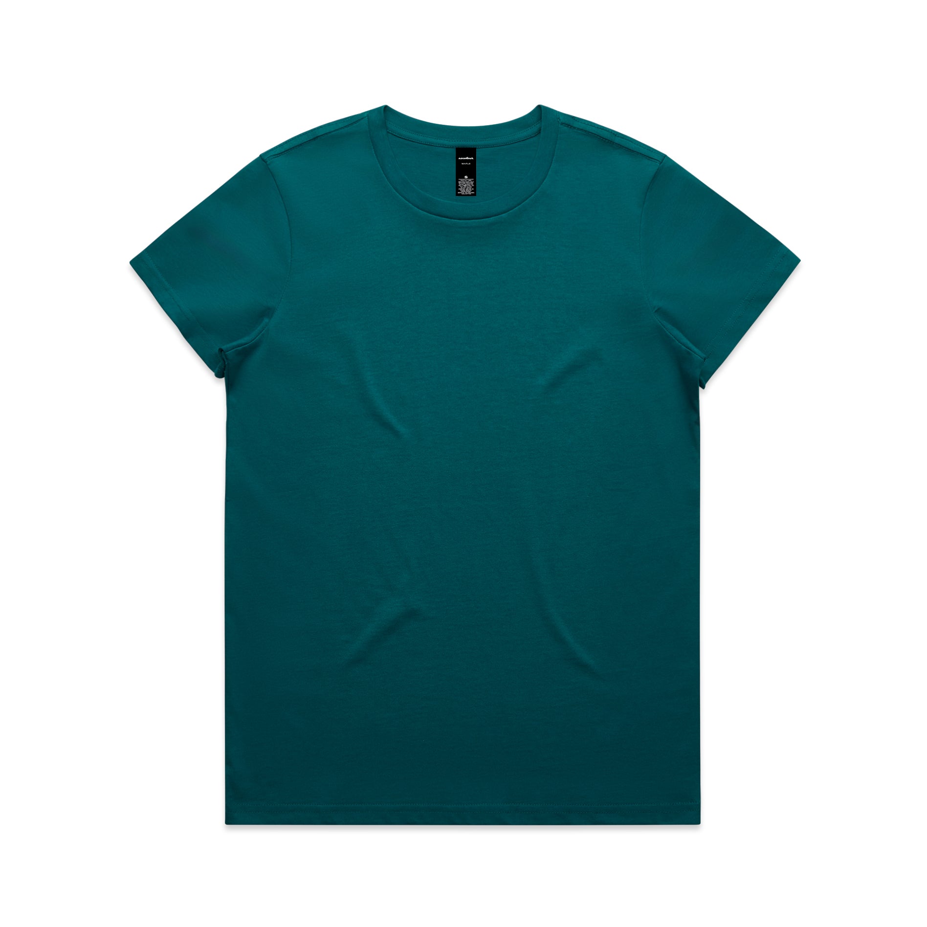 Ascolour Wos Maple Tee 4001 Maple Tee Atlantic Front - Custom Printed - Print Blanc