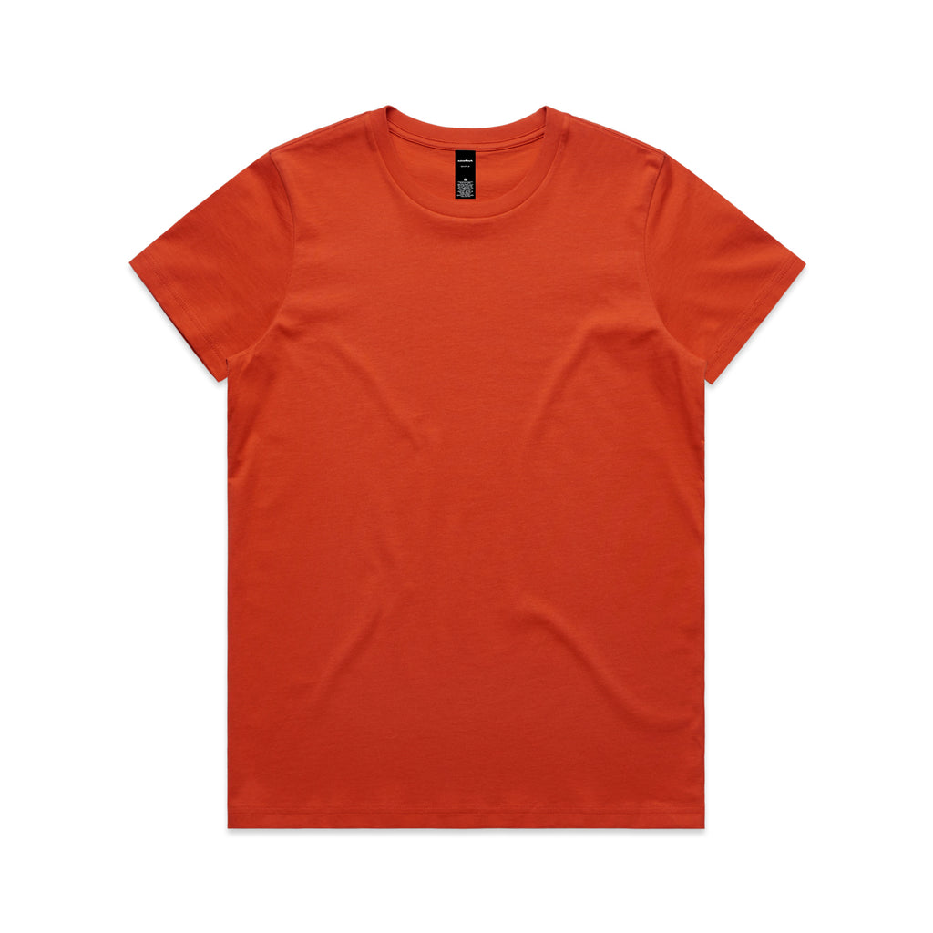Ascolour Wos Maple Tee 4001 Maple Tee Autumn Front - Custom Printed - Print Blanc