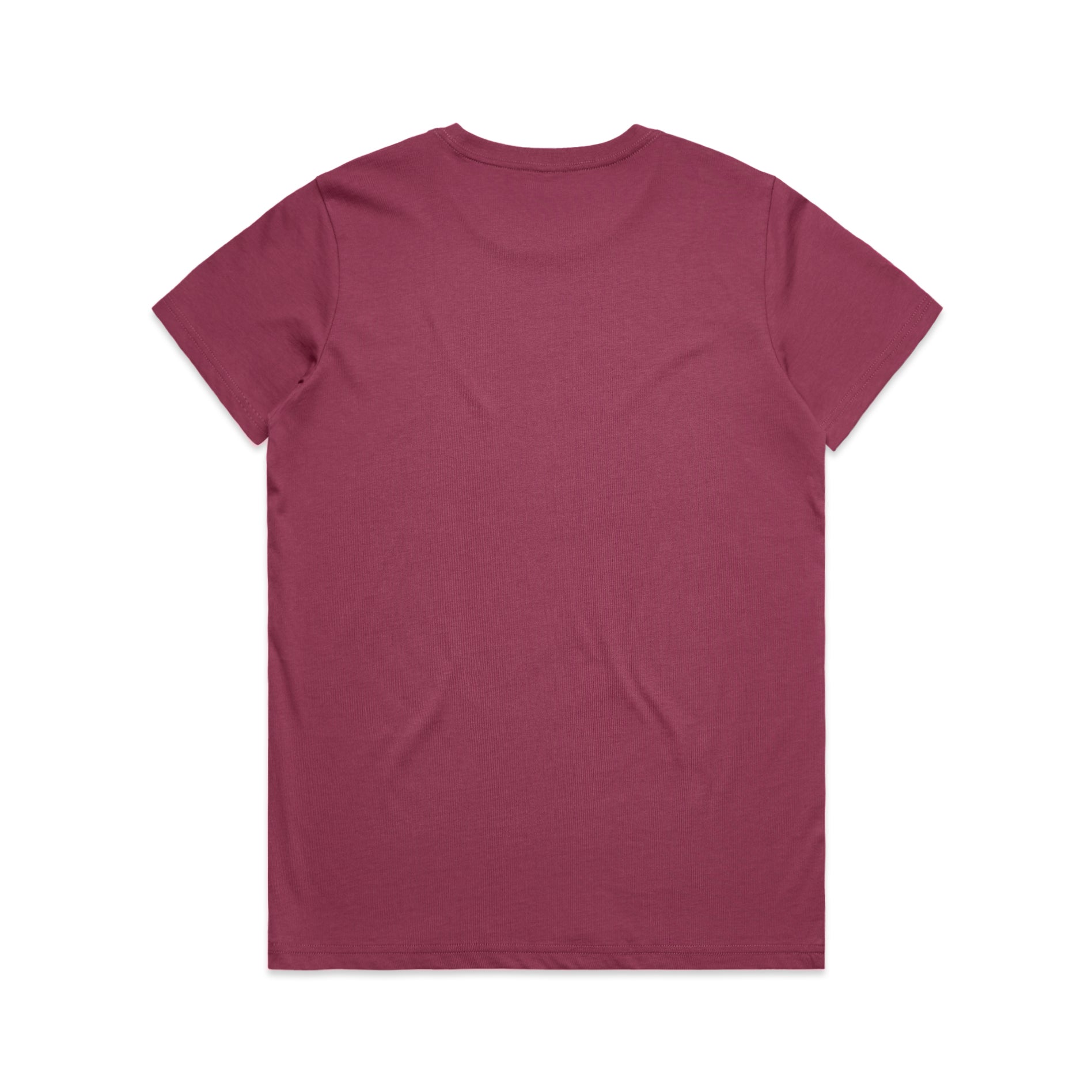 Ascolour Wos Maple Tee 4001 Maple Tee Berry Back - Custom Printed - Print Blanc