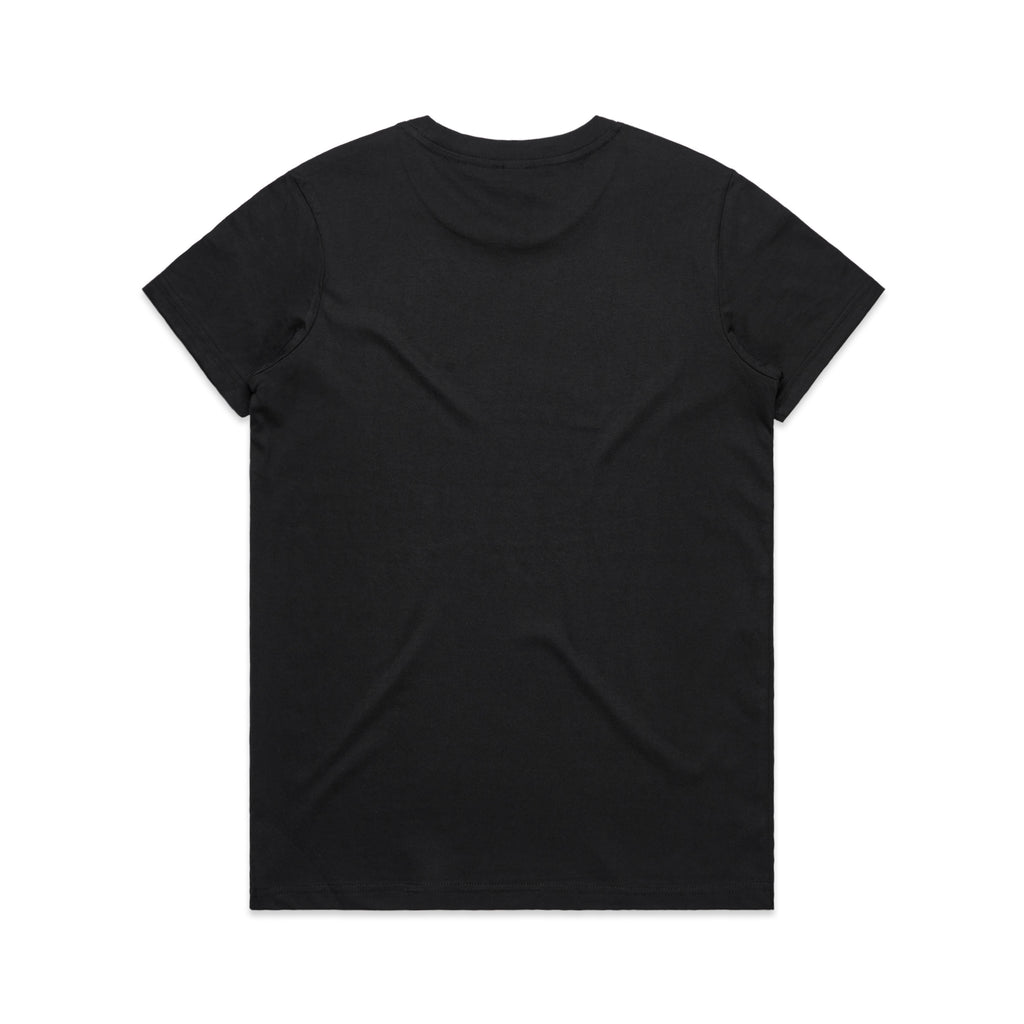 Ascolour Wos Maple Tee 4001 Maple Tee Black Back - Custom Printed - Print Blanc