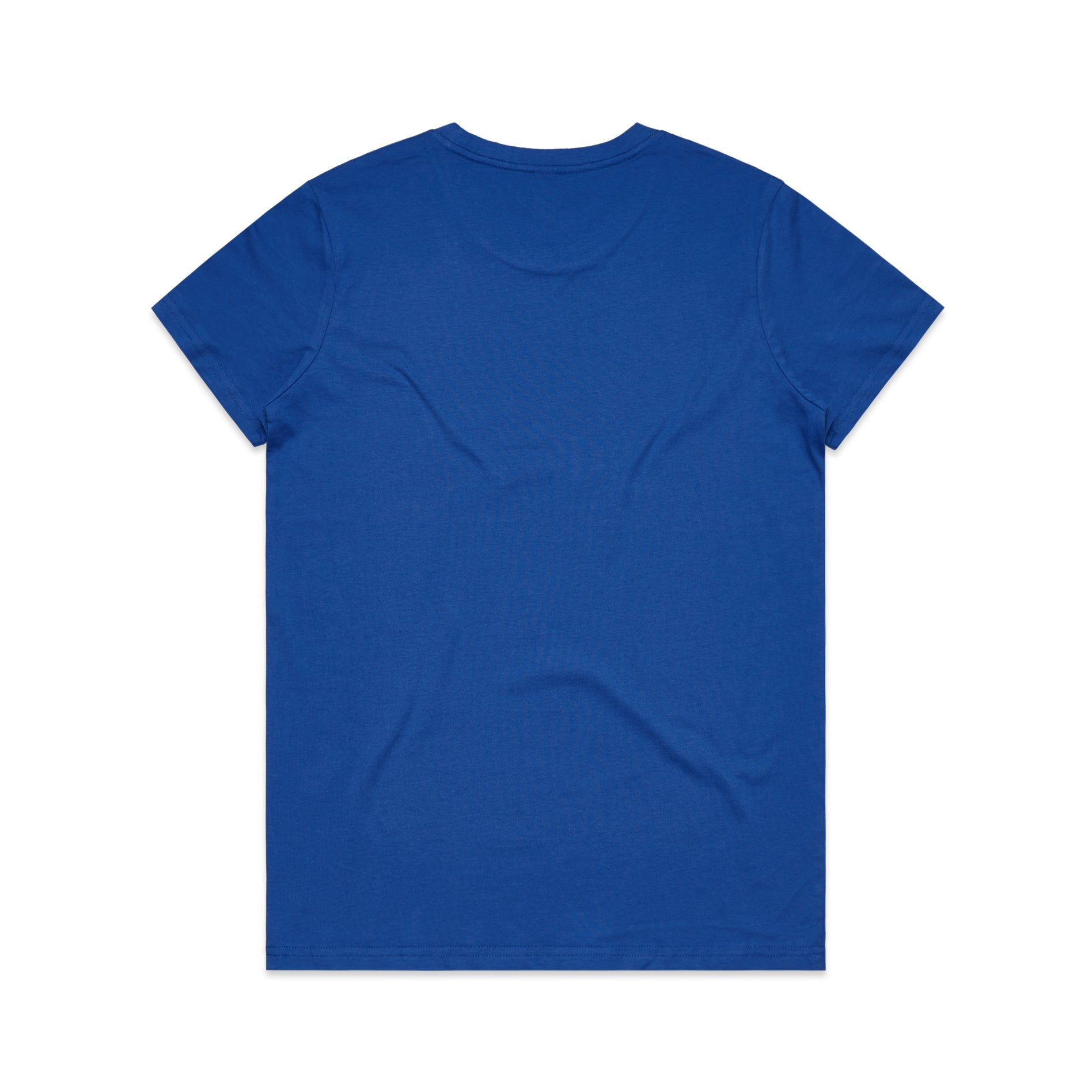 Ascolour Wos Maple Tee 4001 Maple Tee Bright Royal Back - Custom Printed - Print Blanc